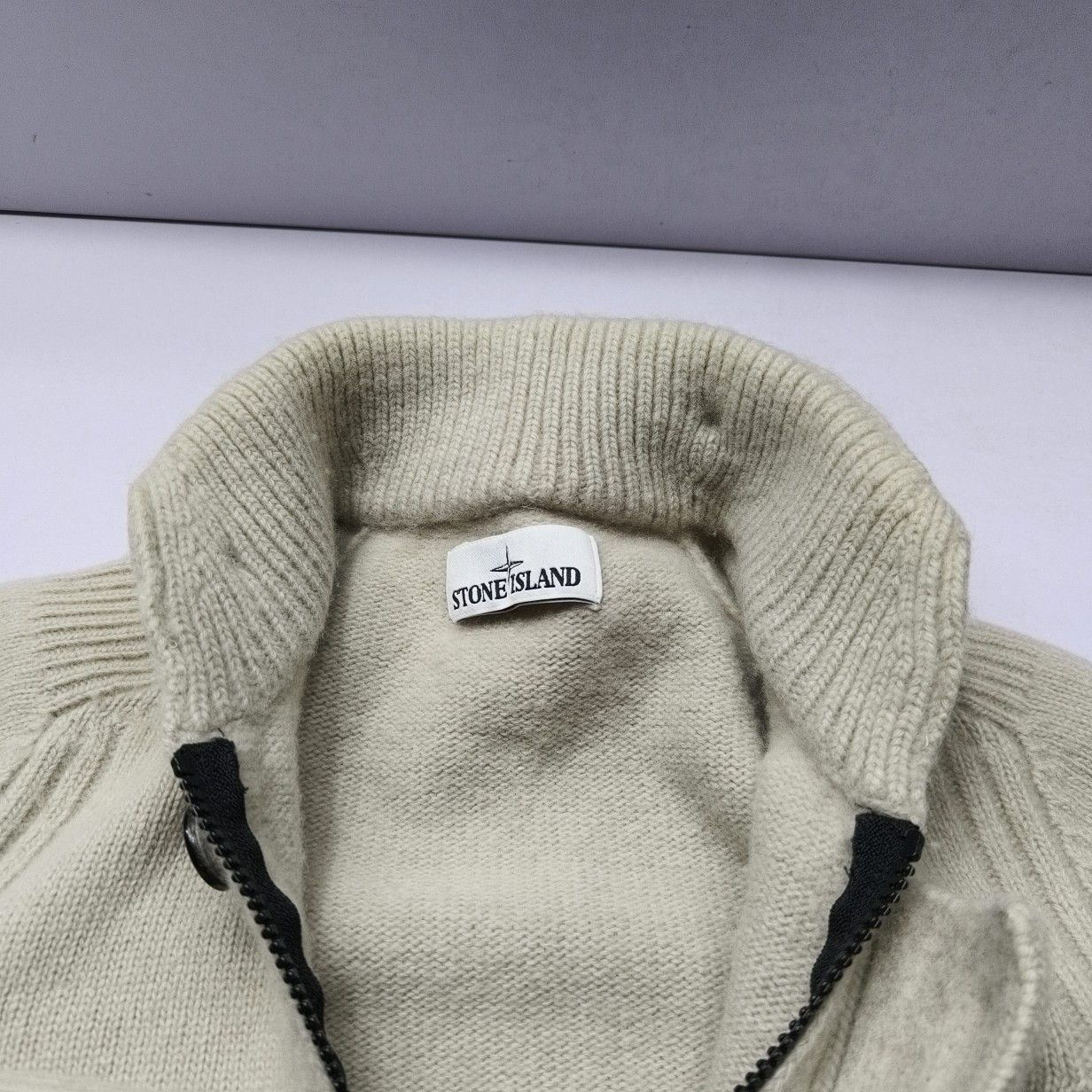 Stone Island STONE ISLAND Compass Patch Knit Cardigan Size S Size US S / EU 44-46 / 1 - 8 Thumbnail
