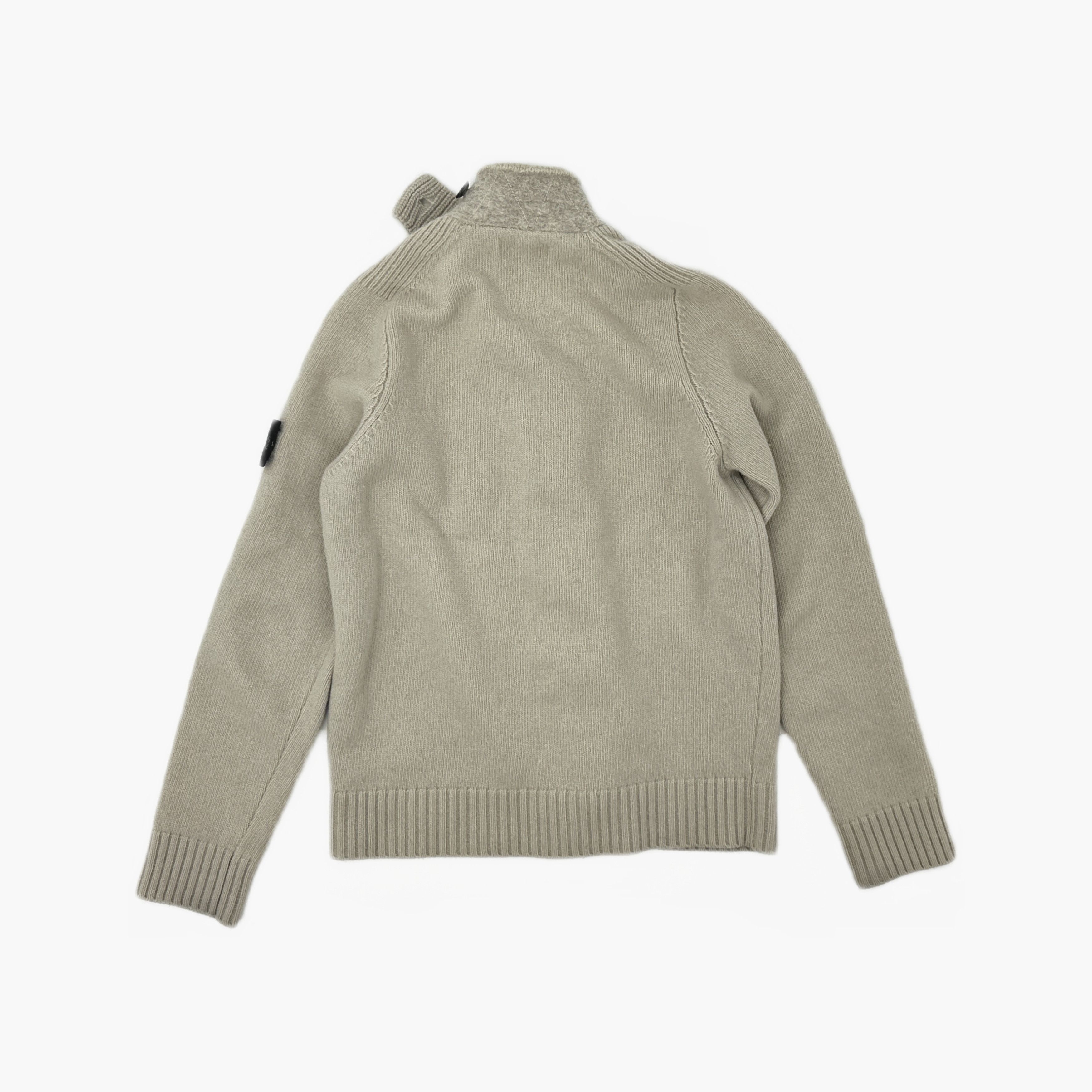 Stone Island STONE ISLAND Compass Patch Knit Cardigan Size S Size US S / EU 44-46 / 1 - 2 Thumbnail