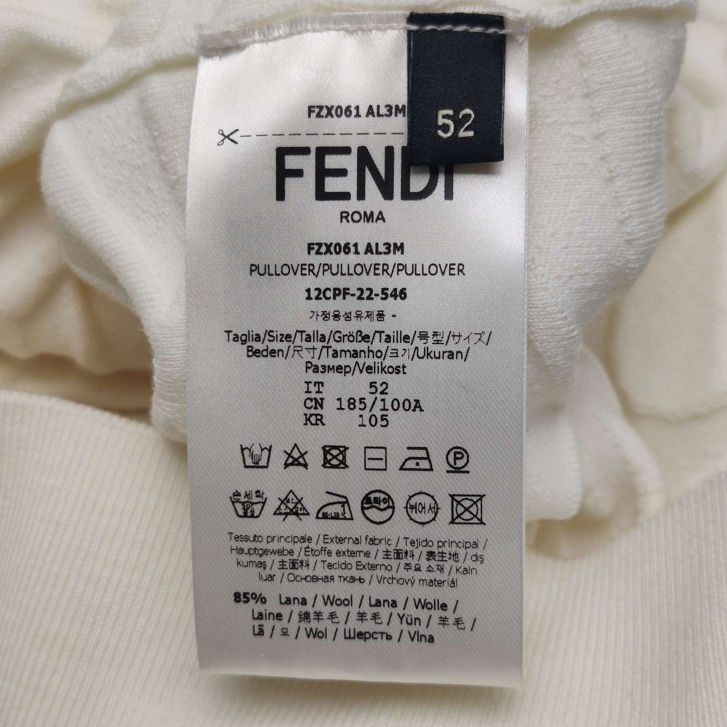 Fendi Fendi Men xl Sweaters Knitwear Size US XL / EU 56 / 4 - 8 Thumbnail