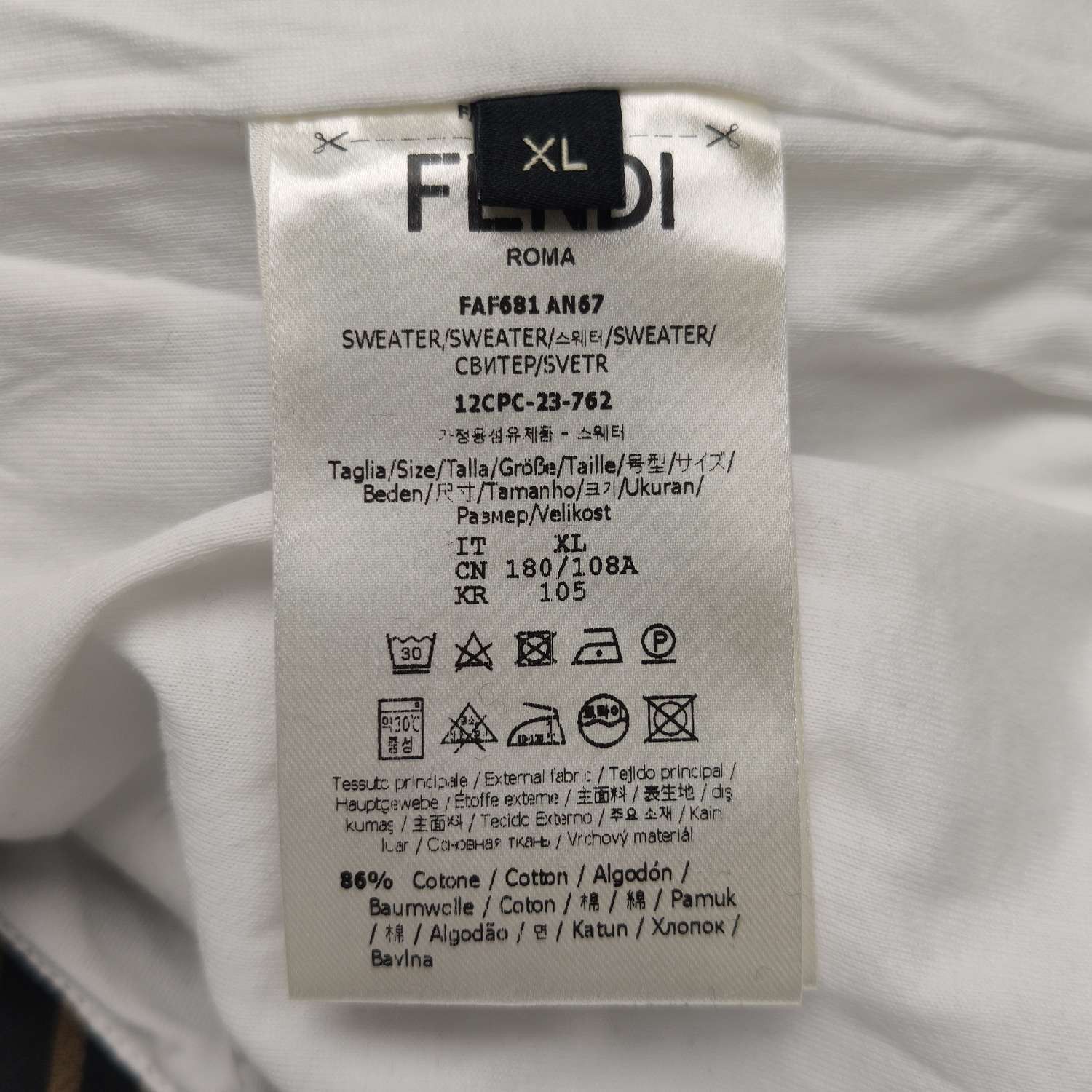 Fendi Fendi Men xl Sweatshirts Hoodies Size US XL / EU 56 / 4 - 9 Thumbnail