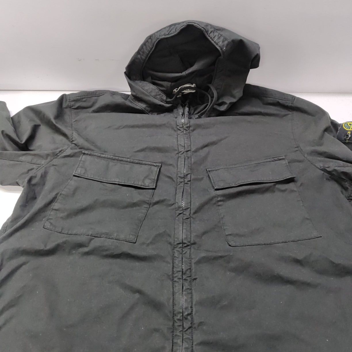 Stone Island Stone Island Logo Patch Hooded Light Jacket Size XXL Size US XXL / EU 58 / 5 - 16 Thumbnail