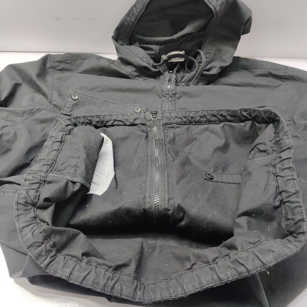 Stone Island Stone Island Logo Patch Hooded Light Jacket Size XXL Size US XXL / EU 58 / 5 - 18 Thumbnail