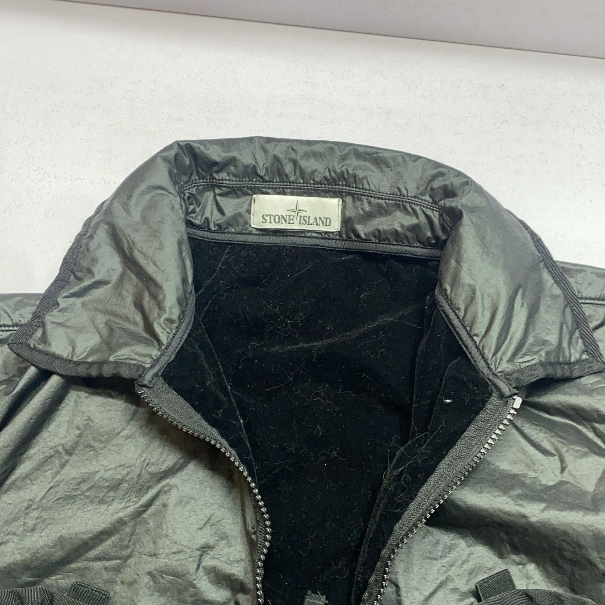 Stone Island Stone Island Nylon Resin Jacket Black Size XXL Size US XXL / EU 58 / 5 - 14 Thumbnail