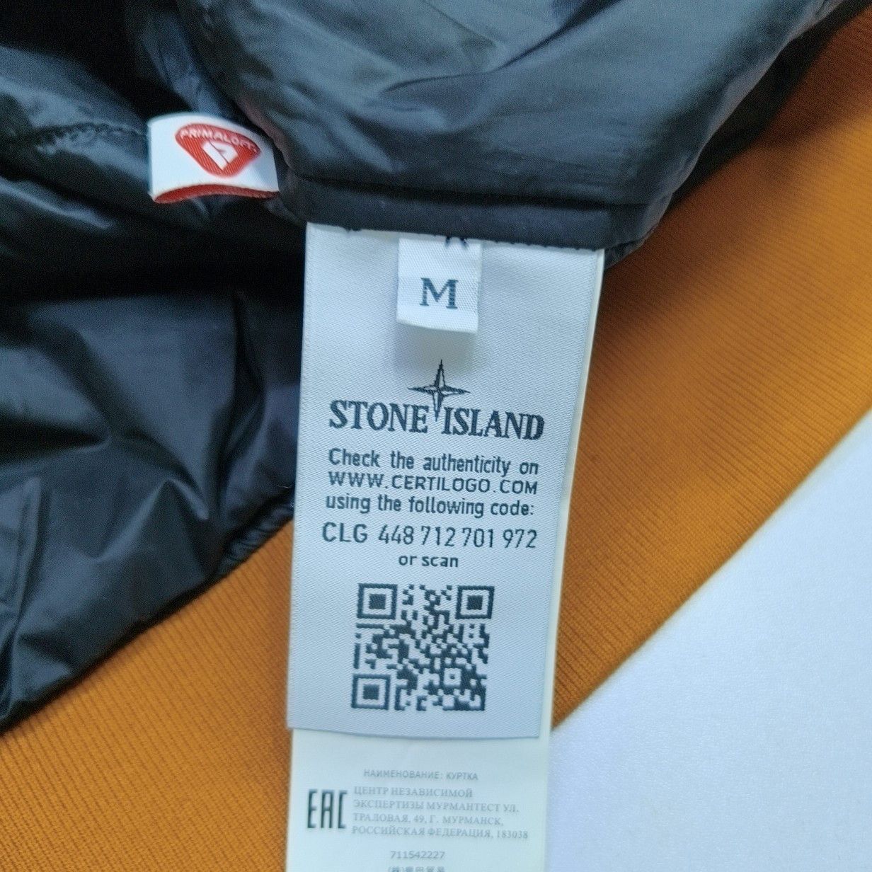Stone Island Stone Island Primaloft Hooded Jacket Size M Size US M / EU 48-50 / 2 - 5 Thumbnail
