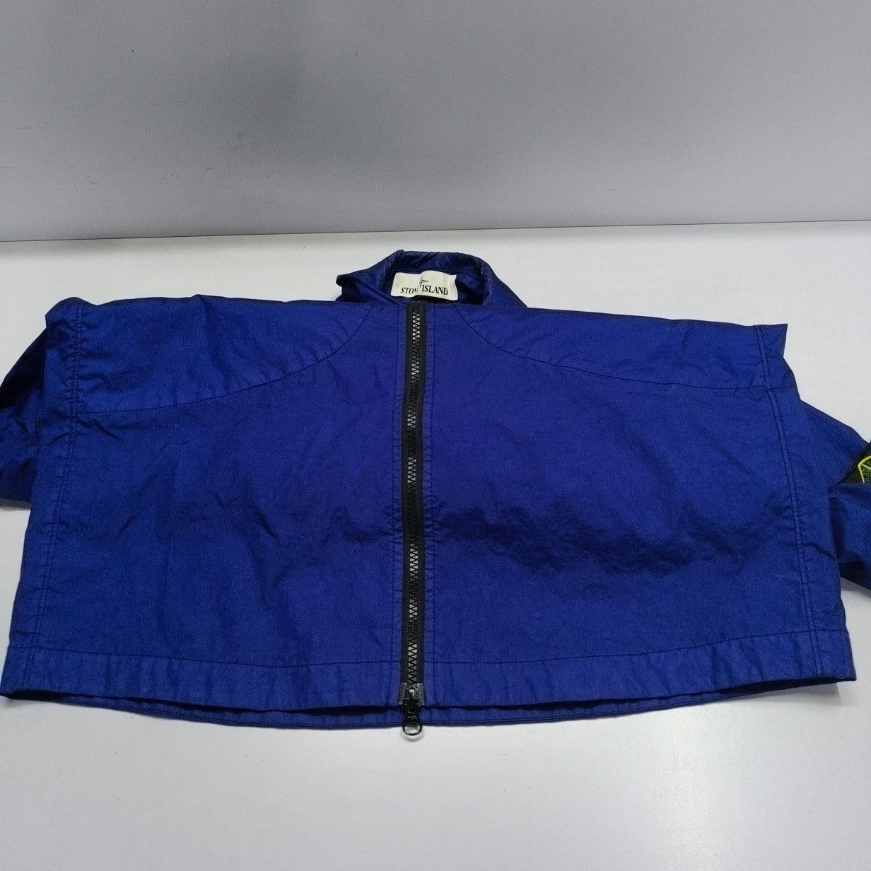 Stone Island Stone Island Blue Nylon Badge Jacket Size M Size US M / EU 48-50 / 2 - 15 Thumbnail