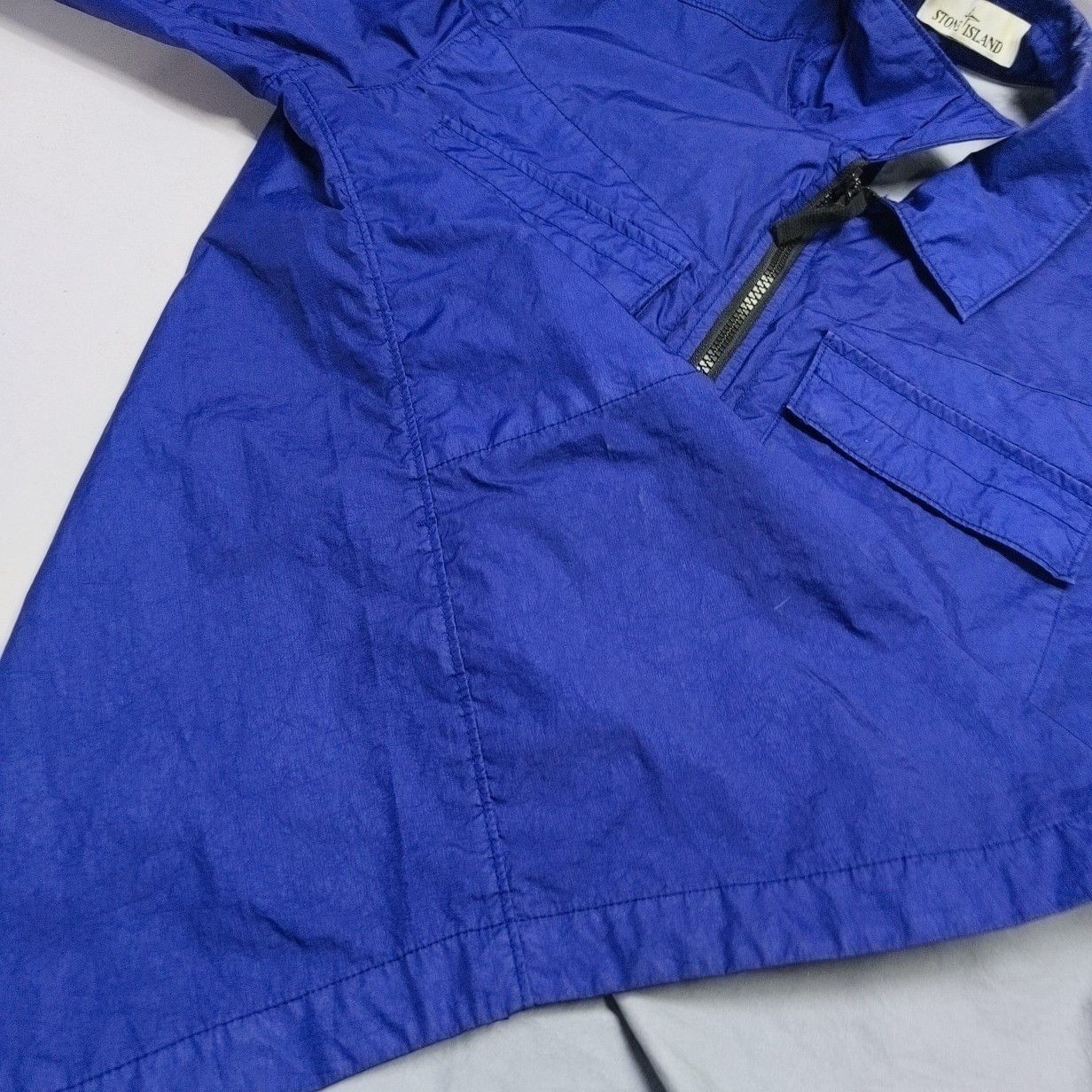 Stone Island Stone Island Blue Nylon Badge Jacket Size M Size US M / EU 48-50 / 2 - 17 Thumbnail