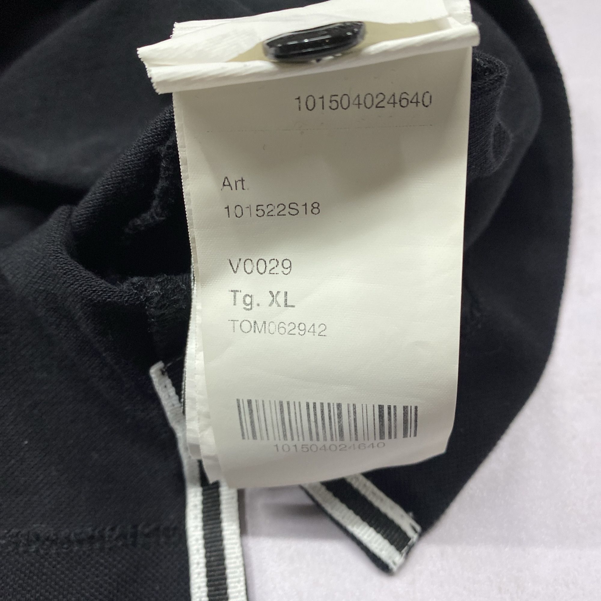 Stone Island Stone Island Logo Patch Polo Shirt Black Size XL Size US XL / EU 56 / 4 - 6 Thumbnail