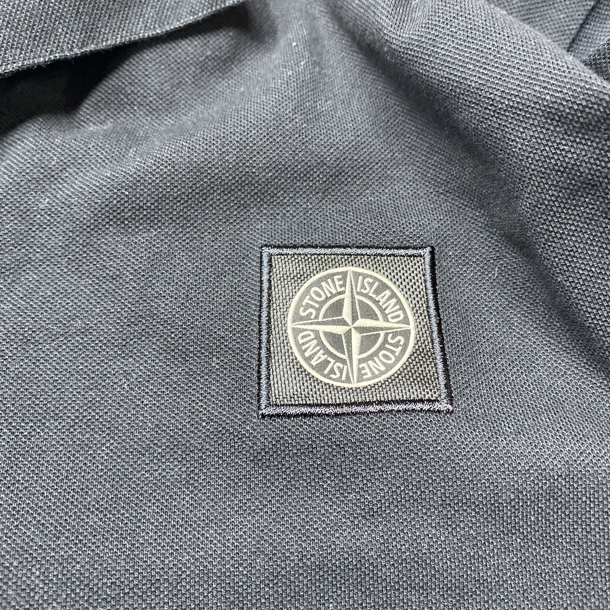 Stone Island Stone Island Logo Patch Polo Shirt Black Size XL Size US XL / EU 56 / 4 - 4 Thumbnail