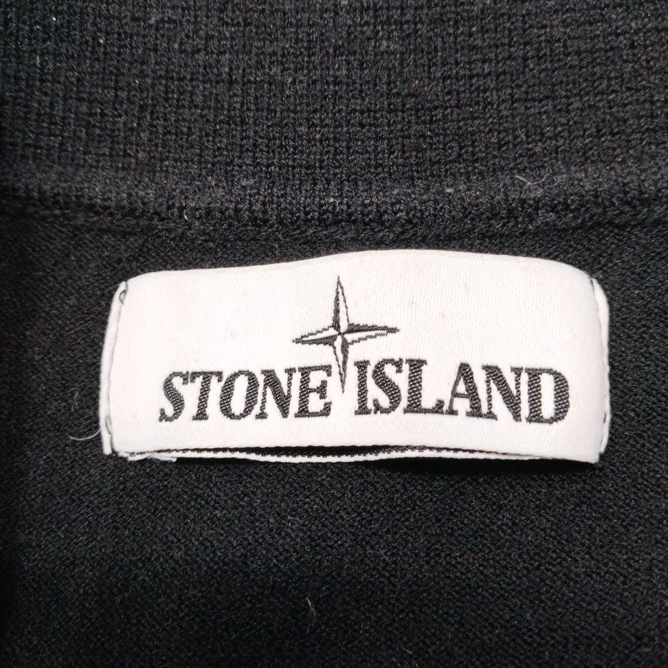 Stone Island Stone Island Compass Wool Knit Polo Size M Size US M / EU 48-50 / 2 - 4 Thumbnail