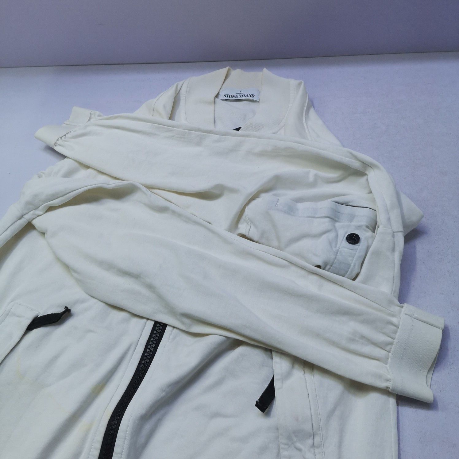 Stone Island Stone Island Cotton Zip Up Jacket Size L Size US L / EU 52-54 / 3 - 11 Thumbnail