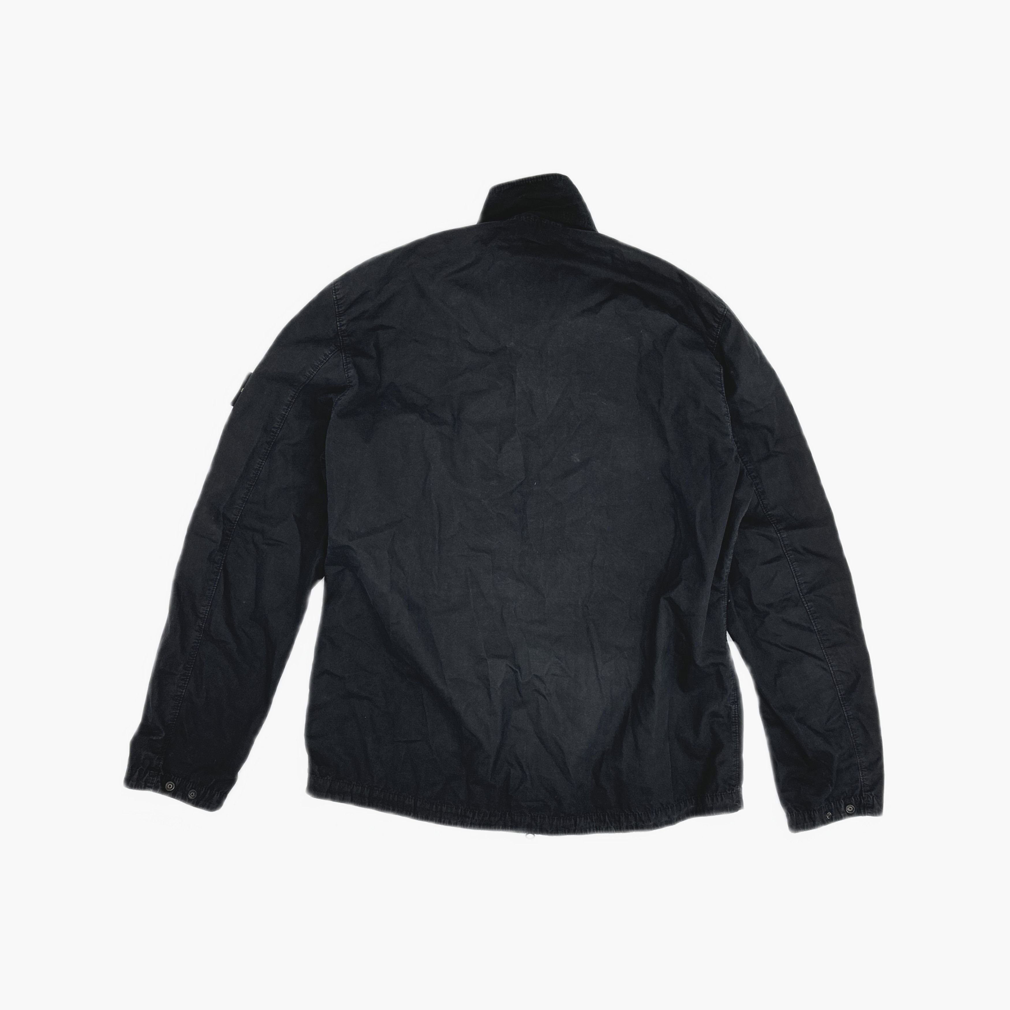 Stone Island Stone Island Canvas Zip Jacket Black Size XL Size US XL / EU 56 / 4 - 2 Thumbnail