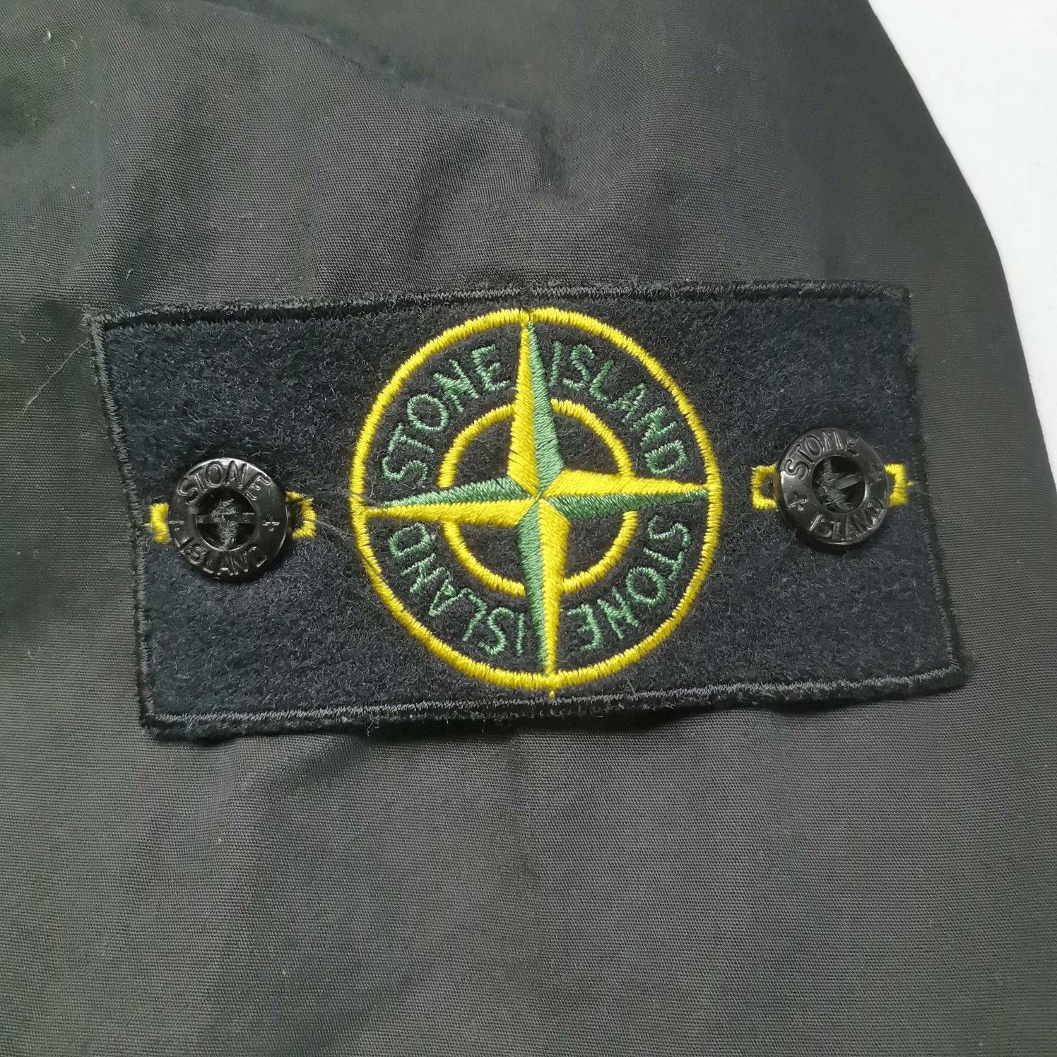 Stone Island Stone Island Canvas Zip Jacket Black Size XL Size US XL / EU 56 / 4 - 5 Thumbnail