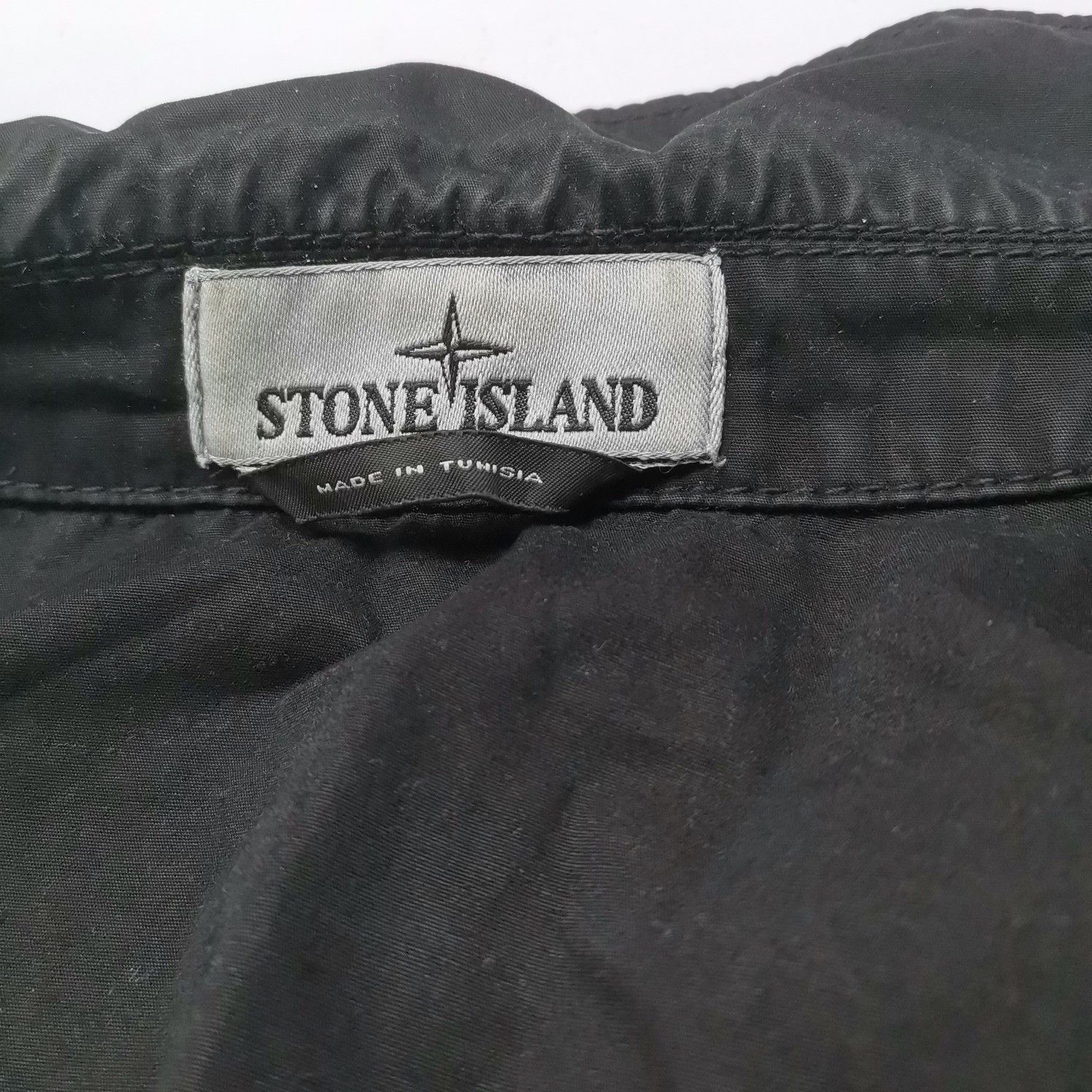 Stone Island Stone Island Canvas Zip Jacket Black Size XL Size US XL / EU 56 / 4 - 4 Thumbnail