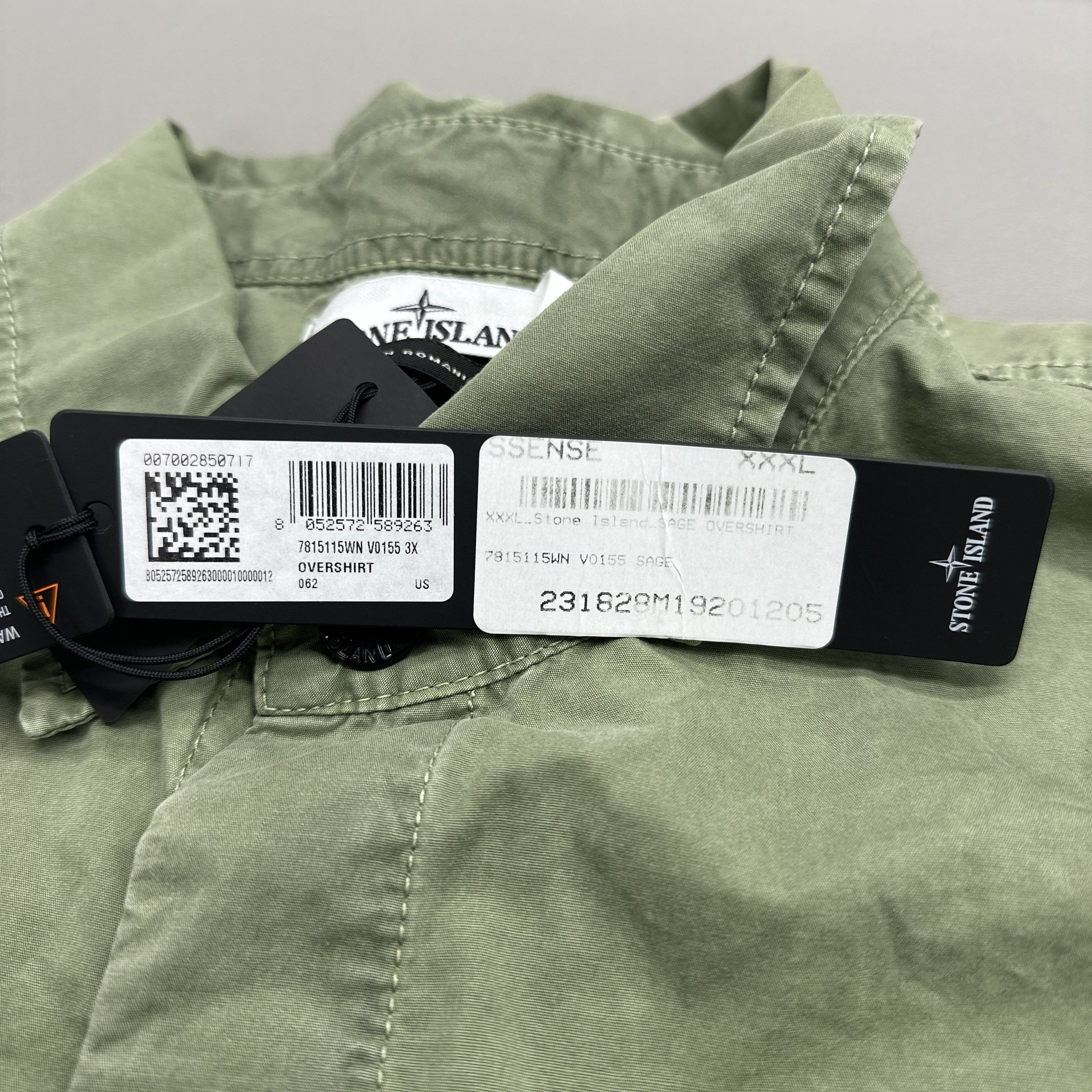 Stone Island Stone Island Sage Overshirt Size 3XL Size US XXL / EU 58 / 5 - 5 Thumbnail