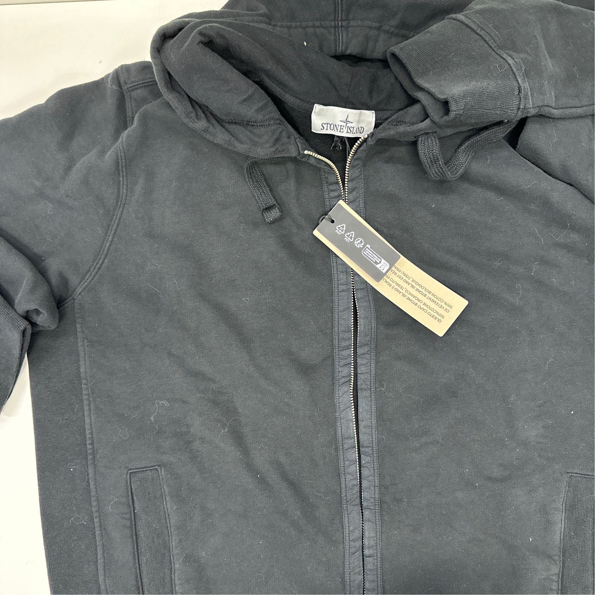 Stone Island Stone Island Logo Patch Zip Hoodie Size L Size US L / EU 52-54 / 3 - 7 Thumbnail