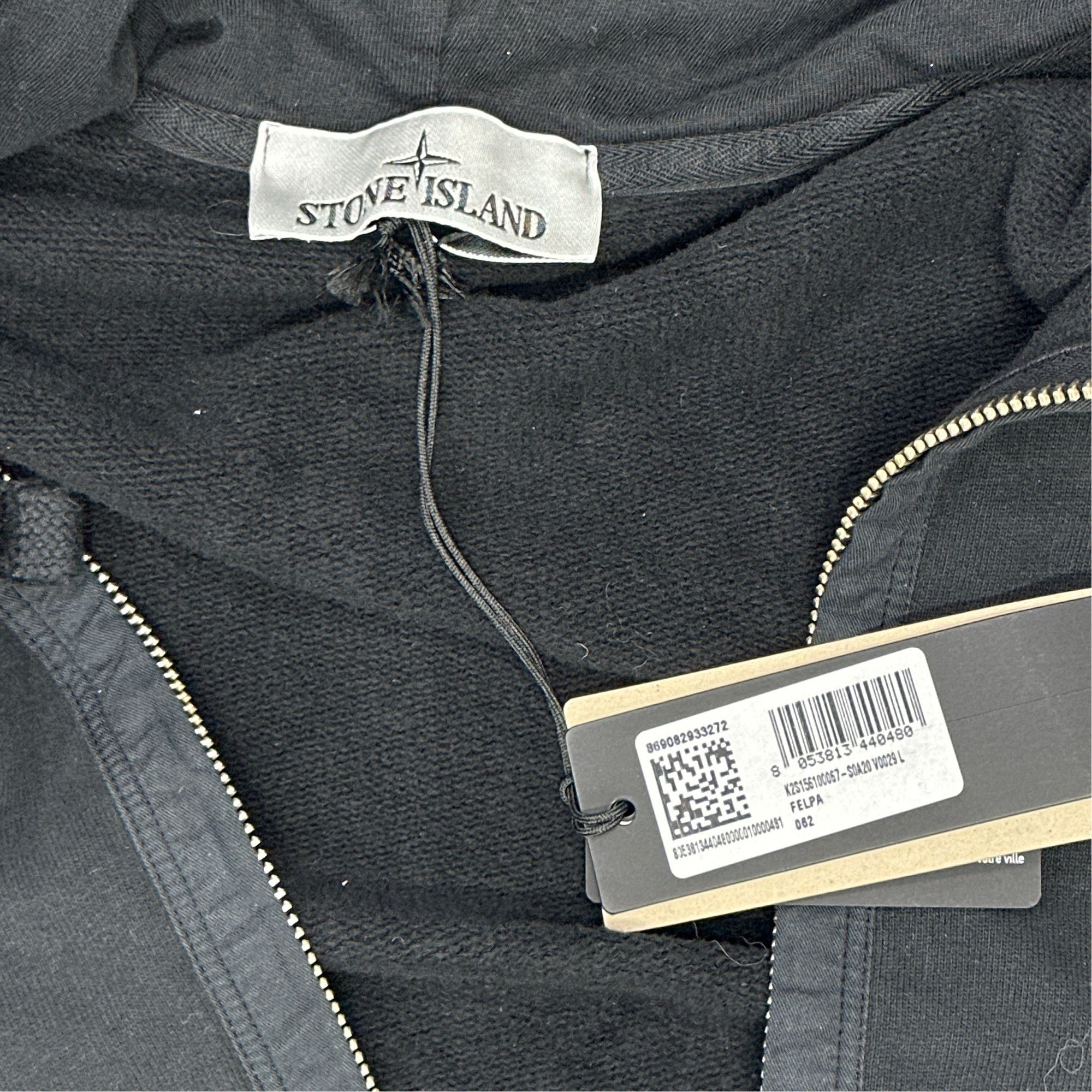Stone Island Stone Island Logo Patch Zip Hoodie Size L Size US L / EU 52-54 / 3 - 5 Thumbnail