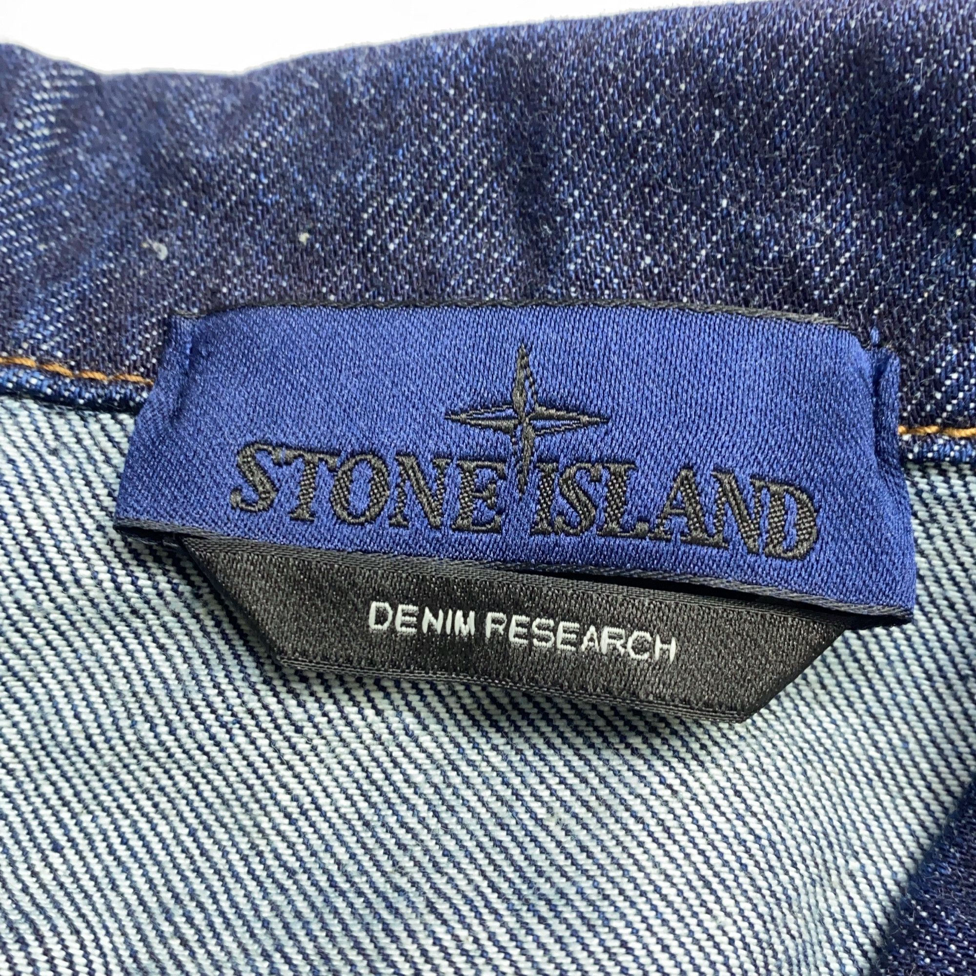 Stone Island Stone Island Denim Research Zip-Up Jacket L Size US L / EU 52-54 / 3 - 3 Thumbnail