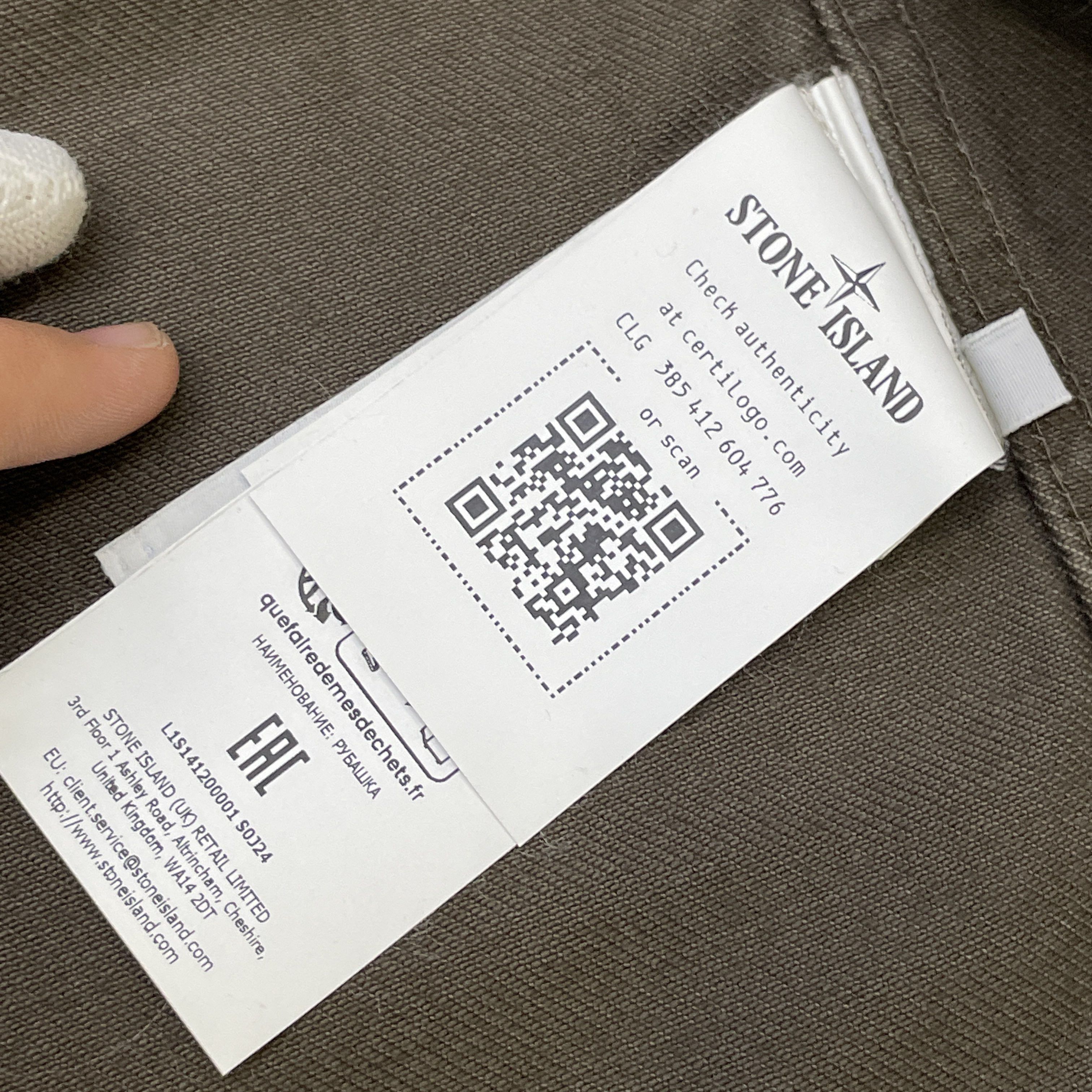 Stone Island Stone Island Denim Research Overshirt Size M Size US M / EU 48-50 / 2 - 4 Thumbnail
