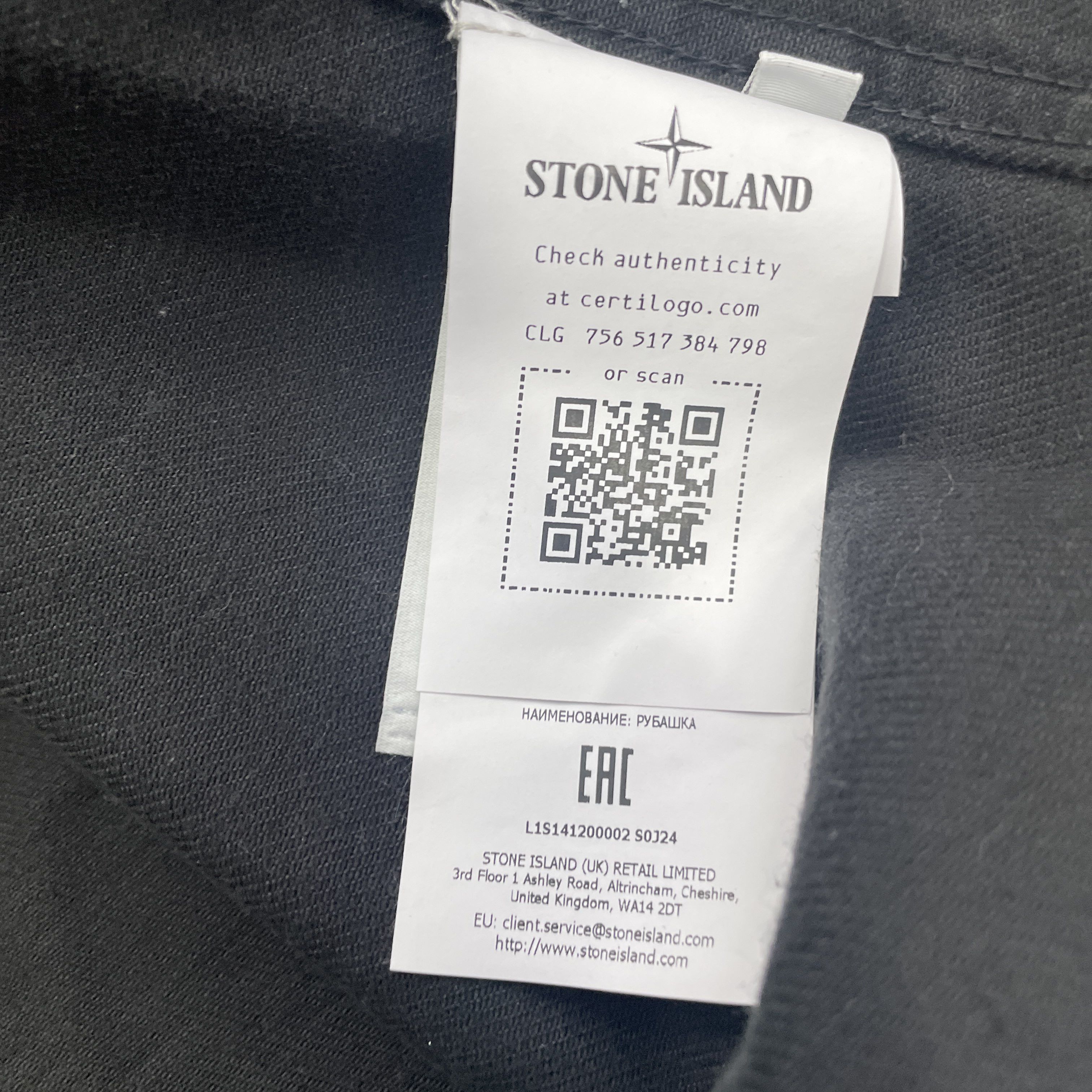 Stone Island Stone Island Denim Zip Overshirt Black XL Size US XL / EU 56 / 4 - 5 Thumbnail