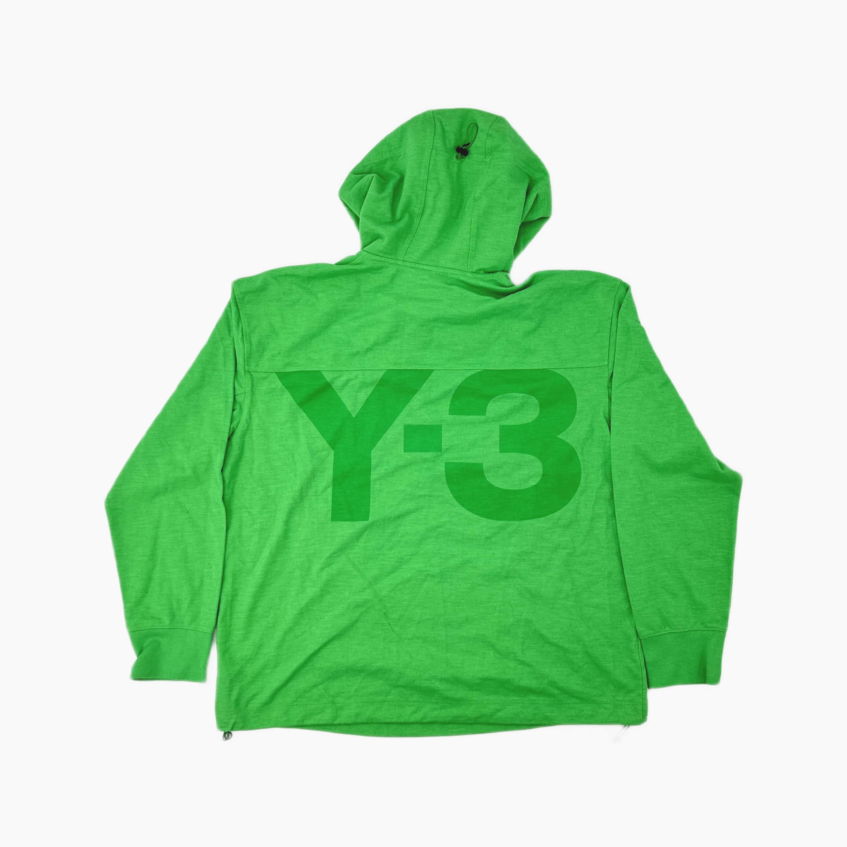 Y-3 Y-3 Green Logo Hoodie Size L Size US L / EU 52-54 / 3 - 2 Thumbnail