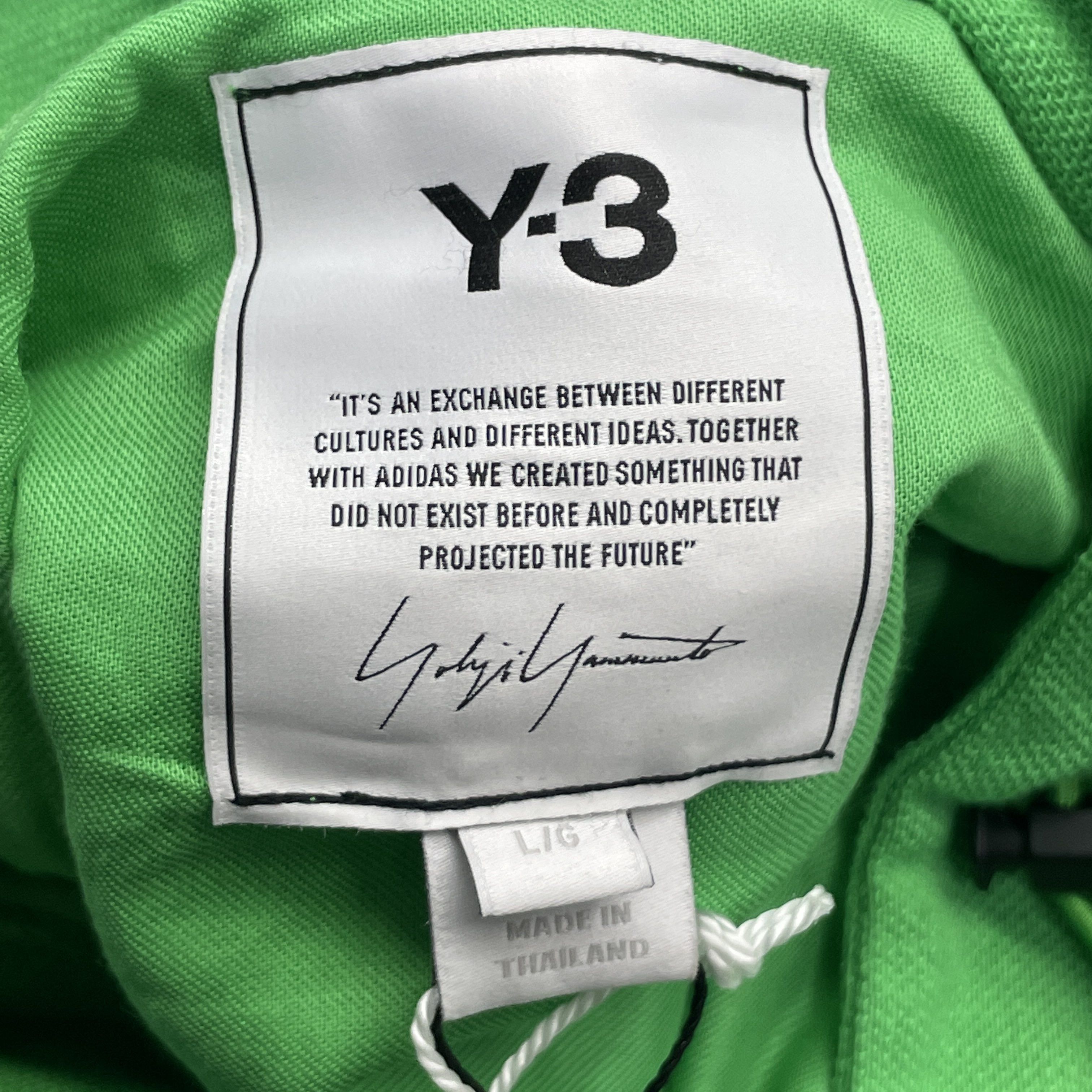 Y-3 Y-3 Green Logo Hoodie Size L Size US L / EU 52-54 / 3 - 3 Thumbnail