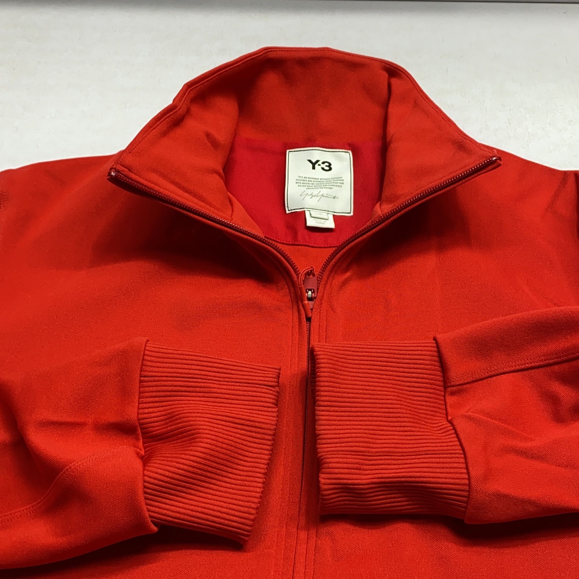Y-3 Y-3 Red Zip Track Jacket Size L Size US L / EU 52-54 / 3 - 10 Thumbnail