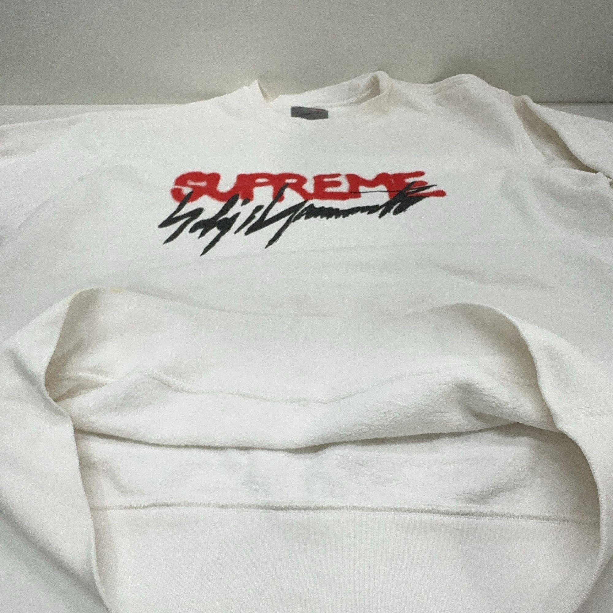 Supreme Supreme x Yohji Yamamoto Logo Sweatshirt Size S Size US S / EU 44-46 / 1 - 6 Thumbnail