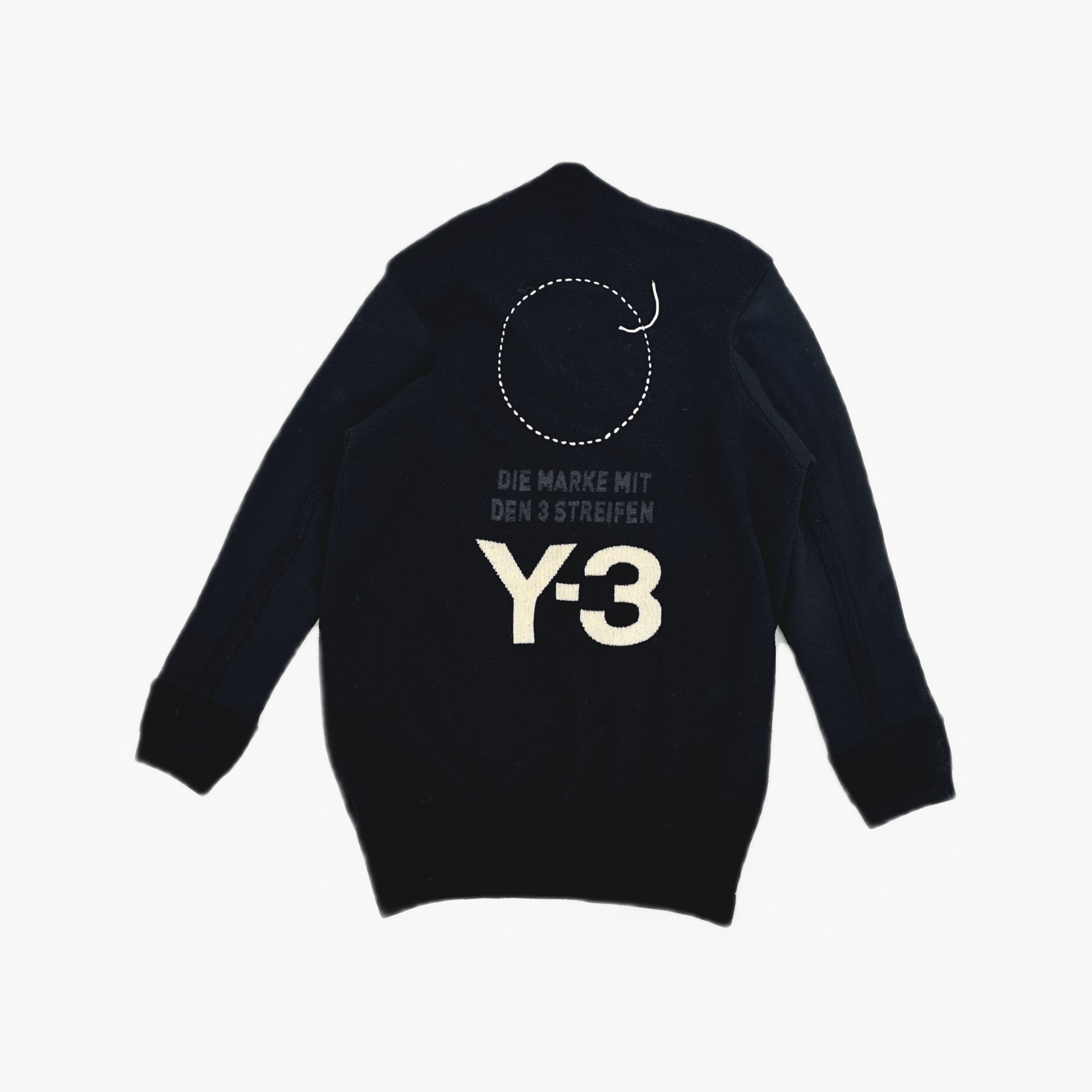 Y-3 Y-3 Zip Up Logo Sweater Size XS Size US XS / EU 42 / 0 - 2 Thumbnail