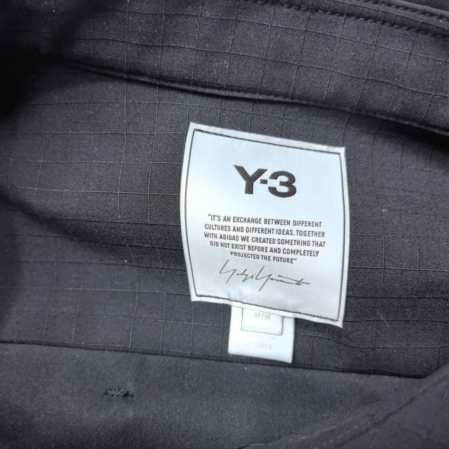 Y-3 Y-3 Grid Pattern Zip Shirt Jacket Size M Size US M / EU 48-50 / 2 - 3 Thumbnail