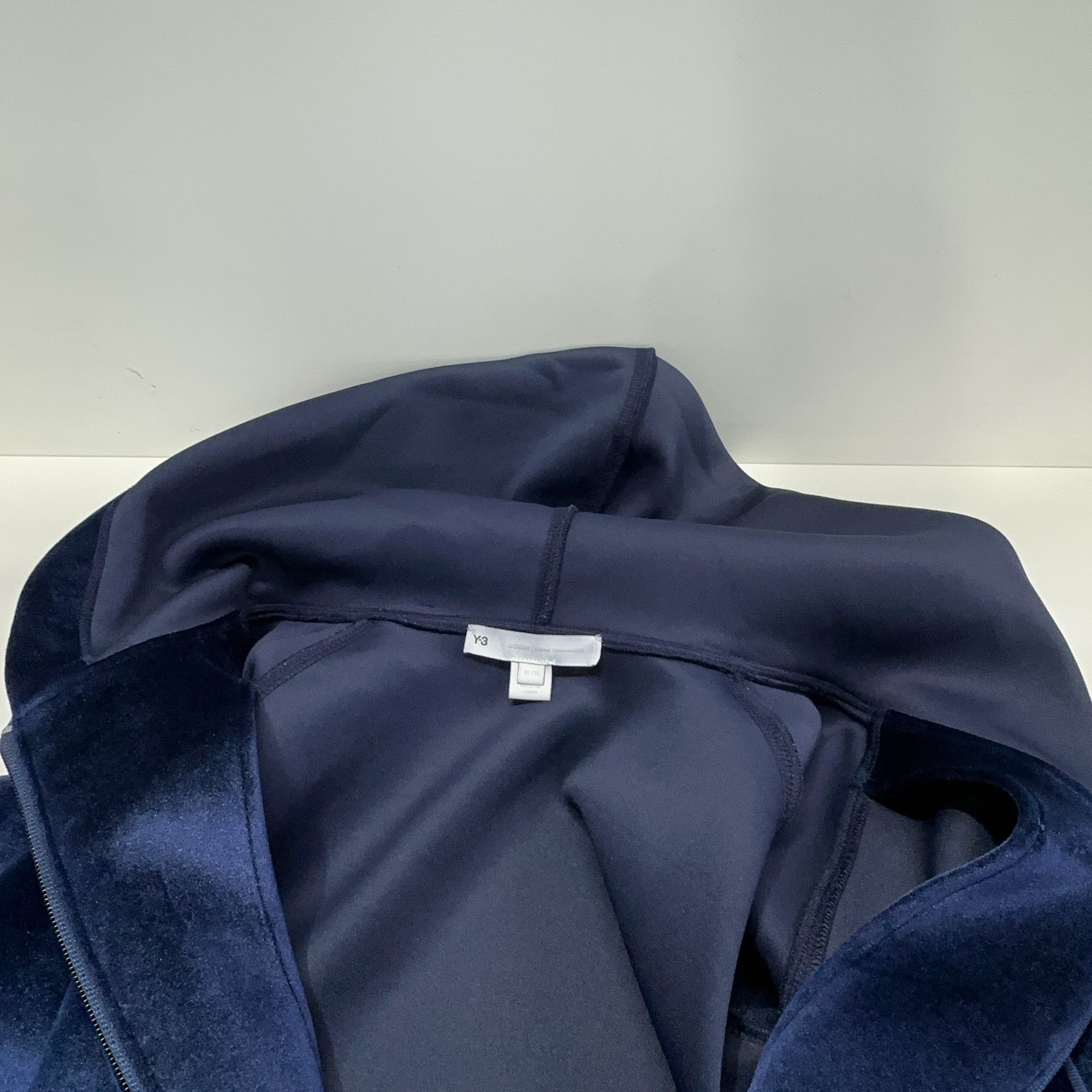 Y-3 Y-3 Velour Zip-Up Hoodie Size XL Size US XL / EU 56 / 4 - 6 Thumbnail