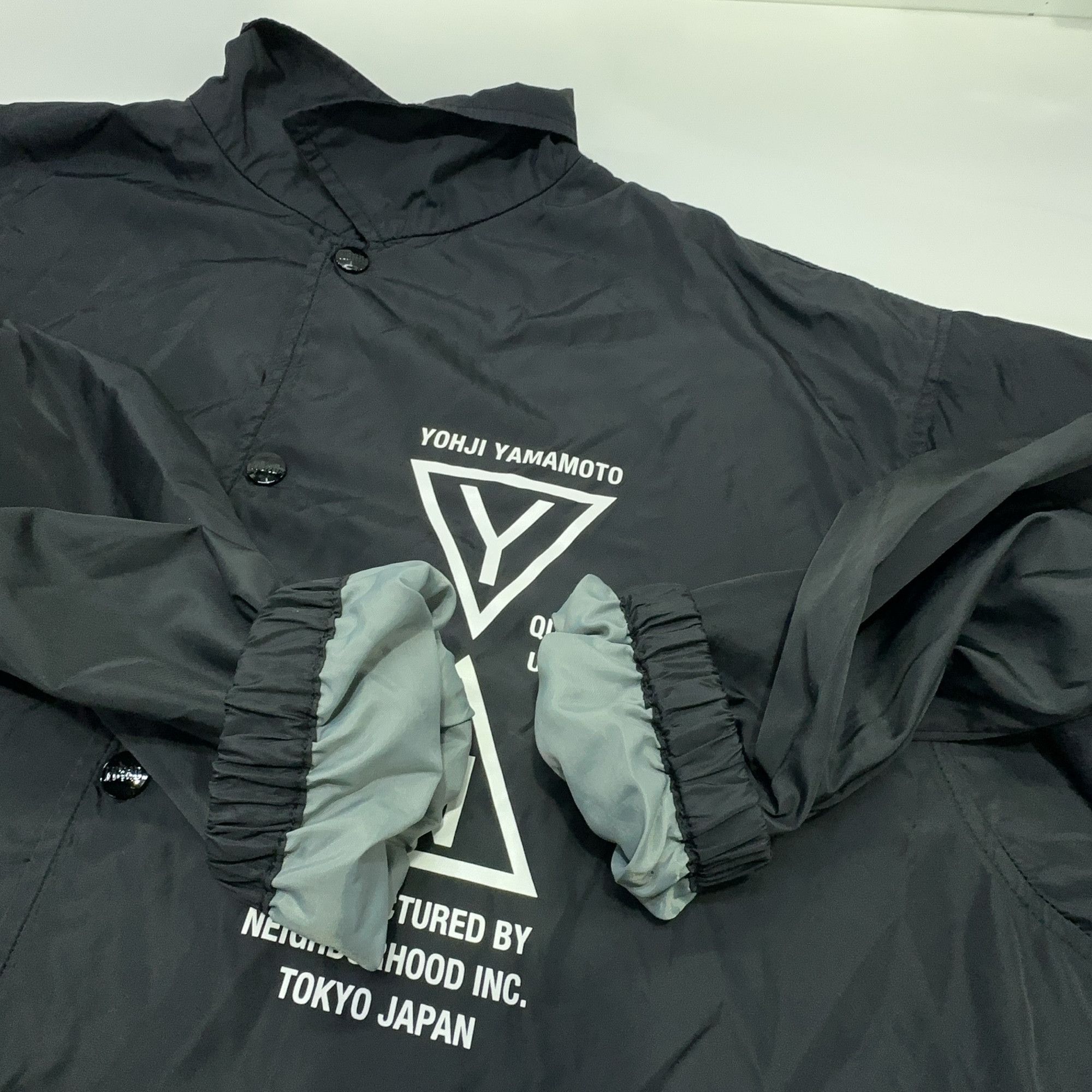 Neighborhood NEIGHBORHOOD x Yohji Yamamoto Graphic Coach Jacket Size L Size US L / EU 52-54 / 3 - 10 Thumbnail
