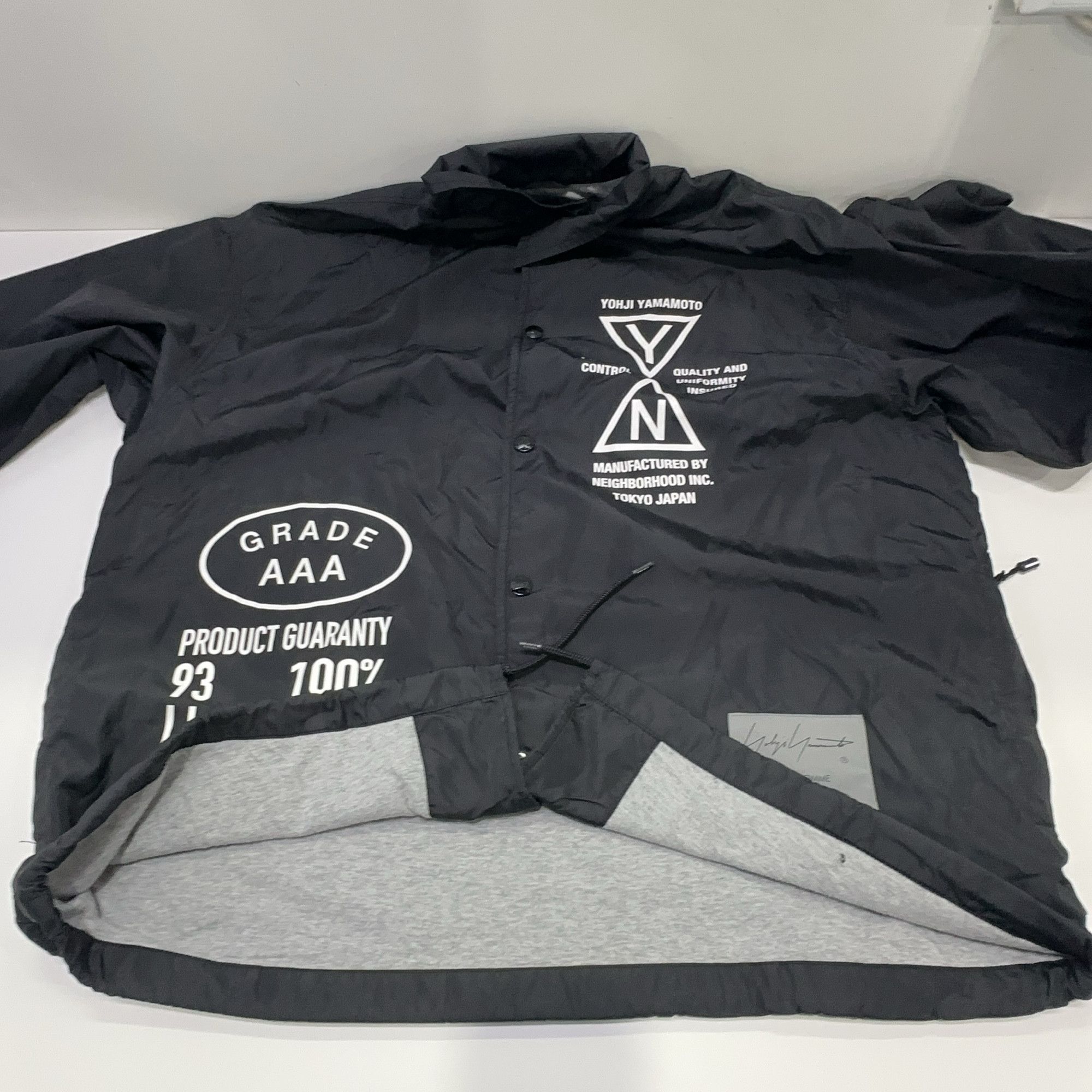 Neighborhood NEIGHBORHOOD x Yohji Yamamoto Graphic Coach Jacket Size L Size US L / EU 52-54 / 3 - 8 Thumbnail