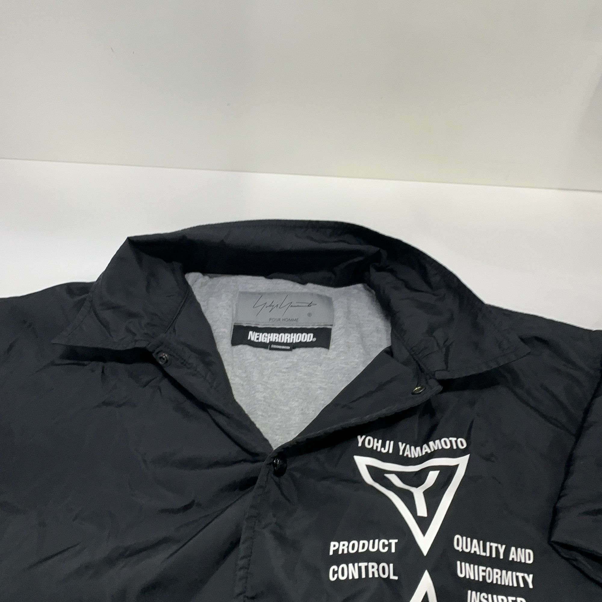 Neighborhood NEIGHBORHOOD x Yohji Yamamoto Graphic Coach Jacket Size L Size US L / EU 52-54 / 3 - 11 Thumbnail