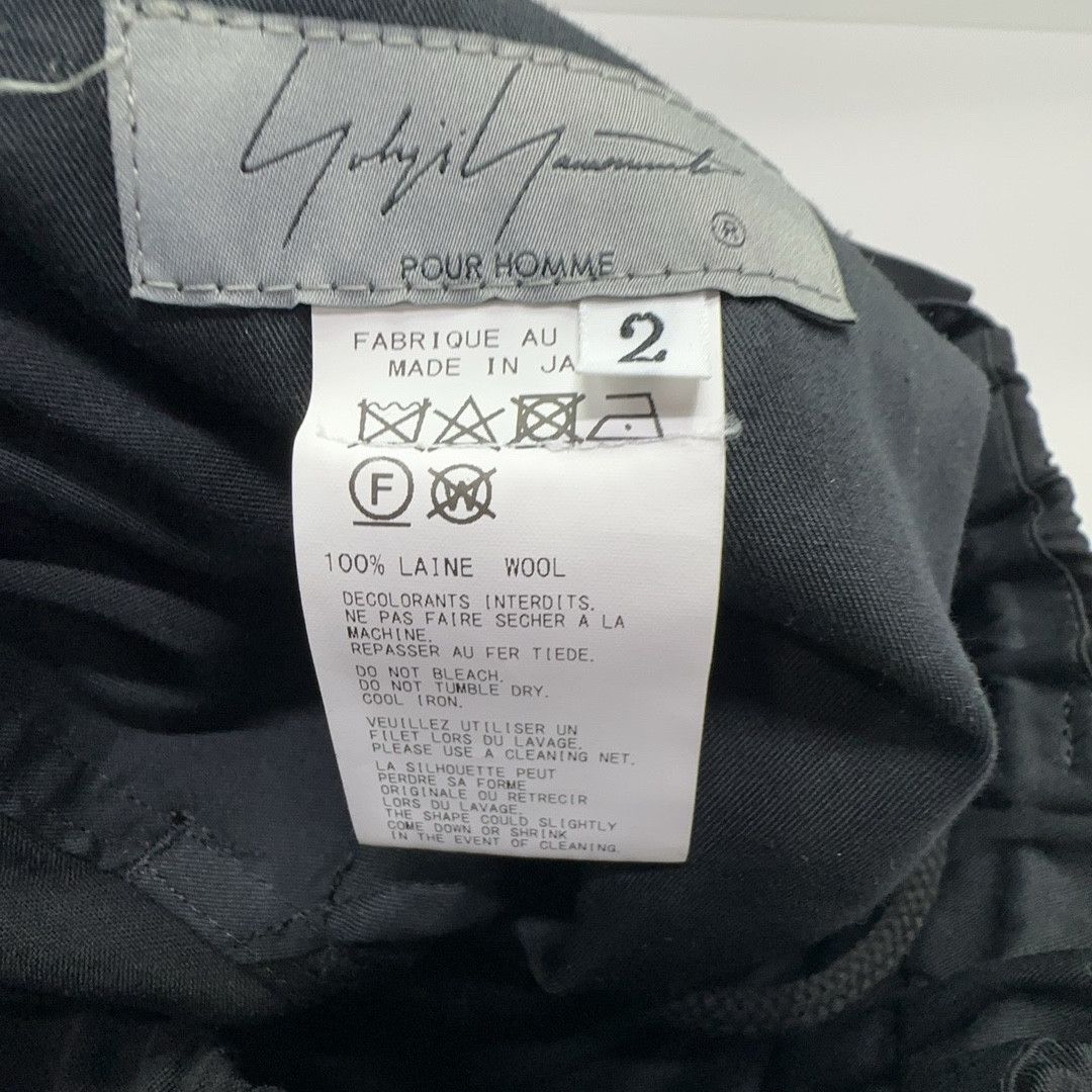 Yohji Yamamoto Yohji Yamamoto Wool Drawstring Pants Size 2 Size US 32 / EU 48 - 3 Thumbnail