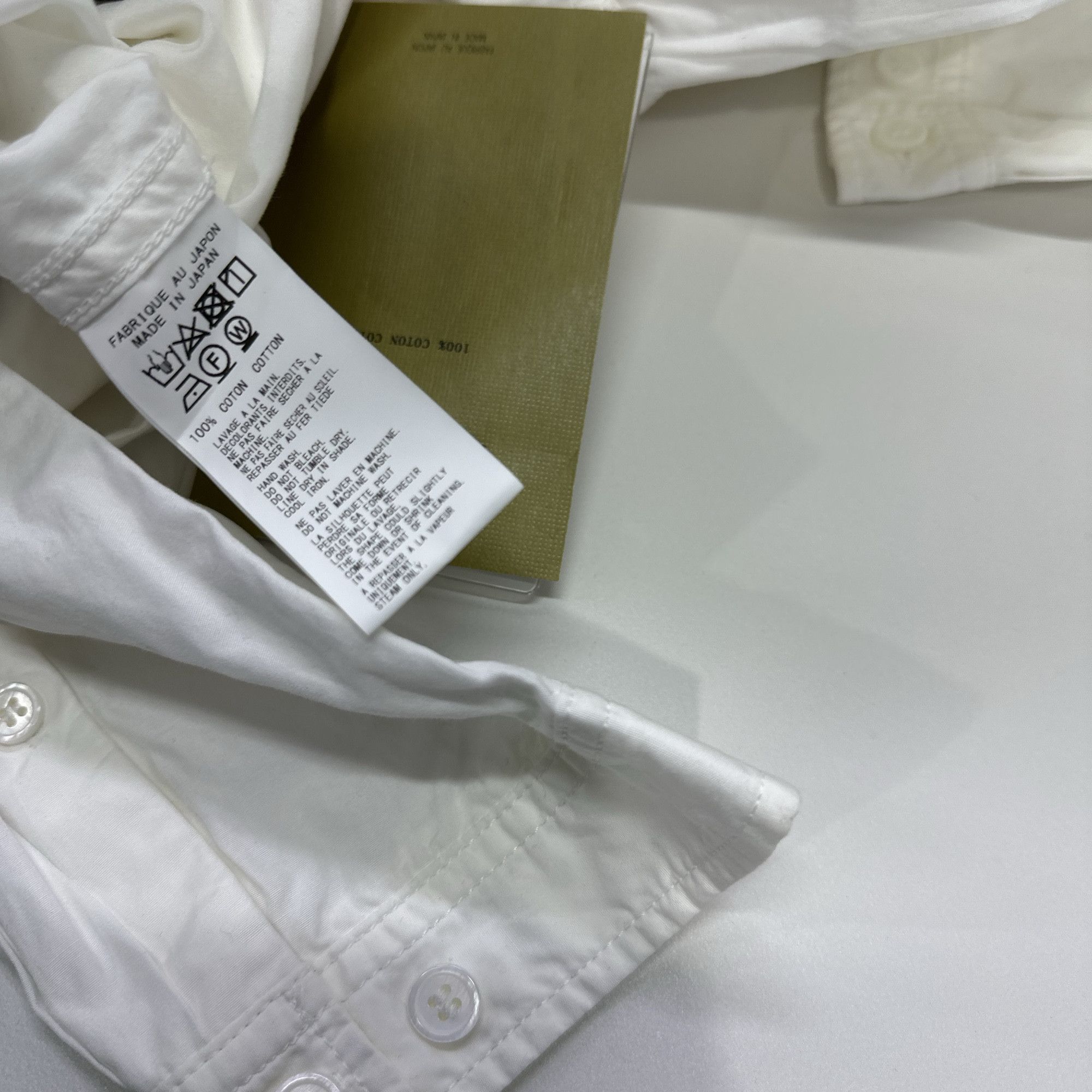 Yohji Yamamoto Yohji Yamamoto Pour Homme Asymmetric Cotton Shirt Size 4 Size US XL / EU 56 / 4 - 3 Thumbnail