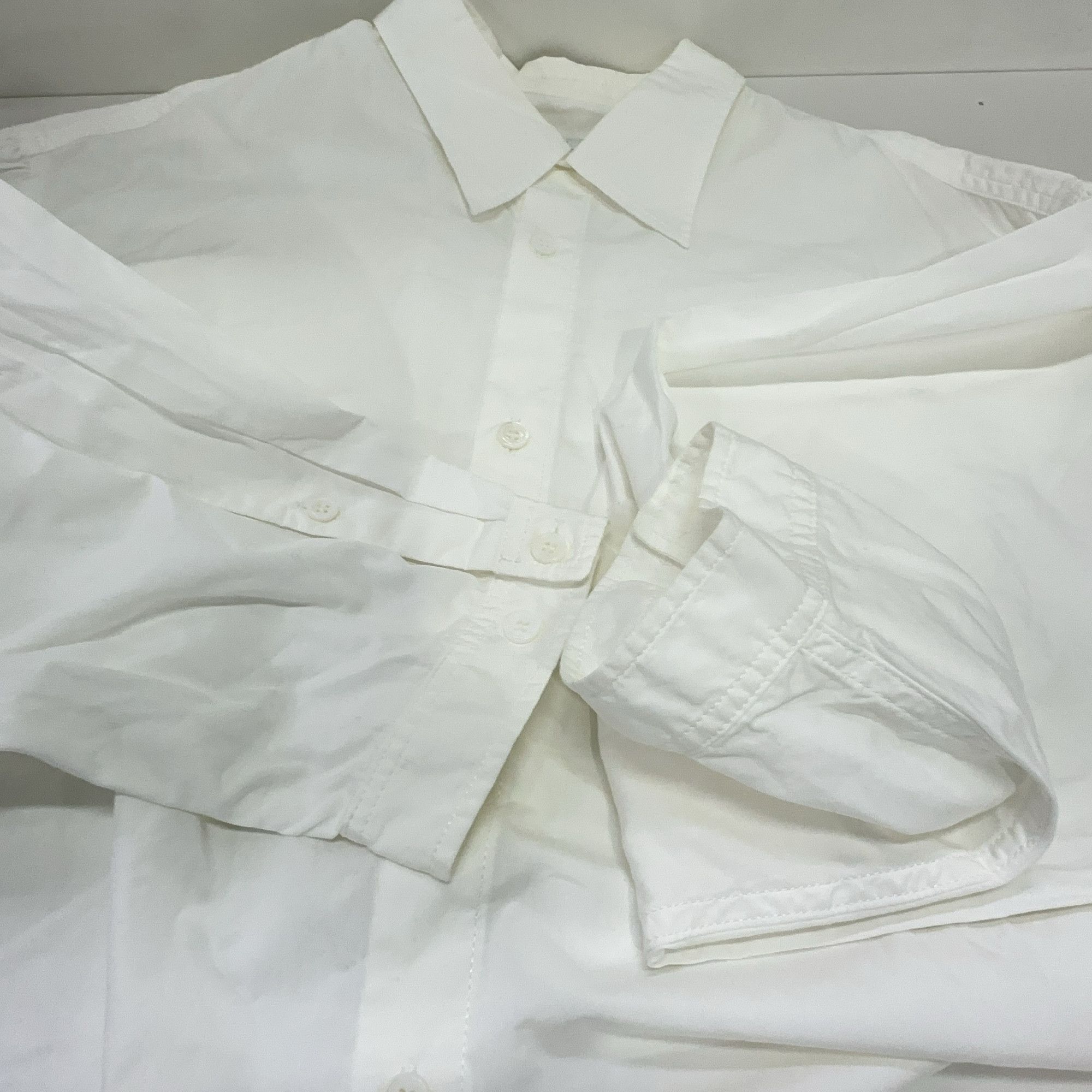 Yohji Yamamoto Yohji Yamamoto Pour Homme Asymmetric Cotton Shirt Size 4 Size US XL / EU 56 / 4 - 10 Thumbnail