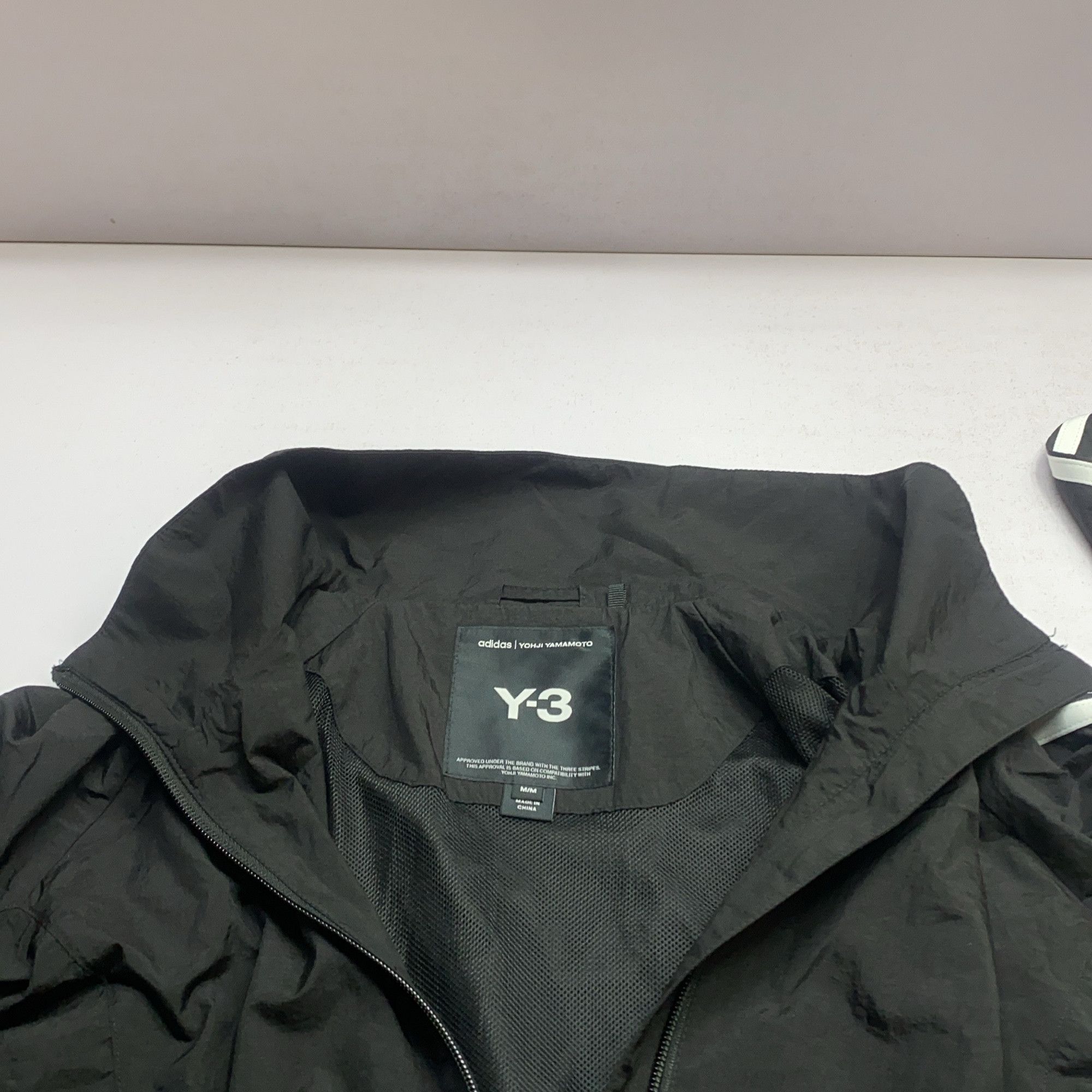 Y-3 Y-3 Three Stripe Nylon Shell Jacket Size M Size US M / EU 48-50 / 2 - 7 Thumbnail