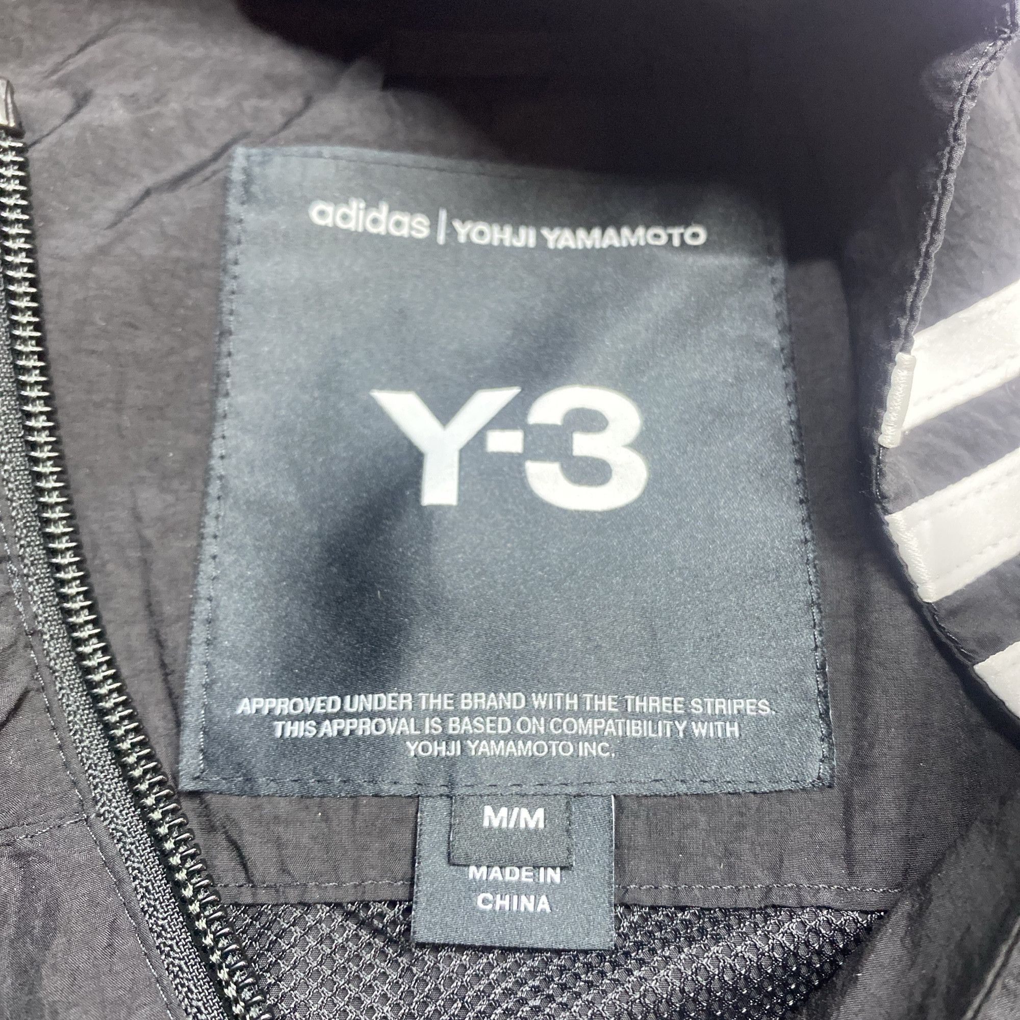 Y-3 Y-3 Three Stripe Nylon Shell Jacket Size M Size US M / EU 48-50 / 2 - 3 Thumbnail