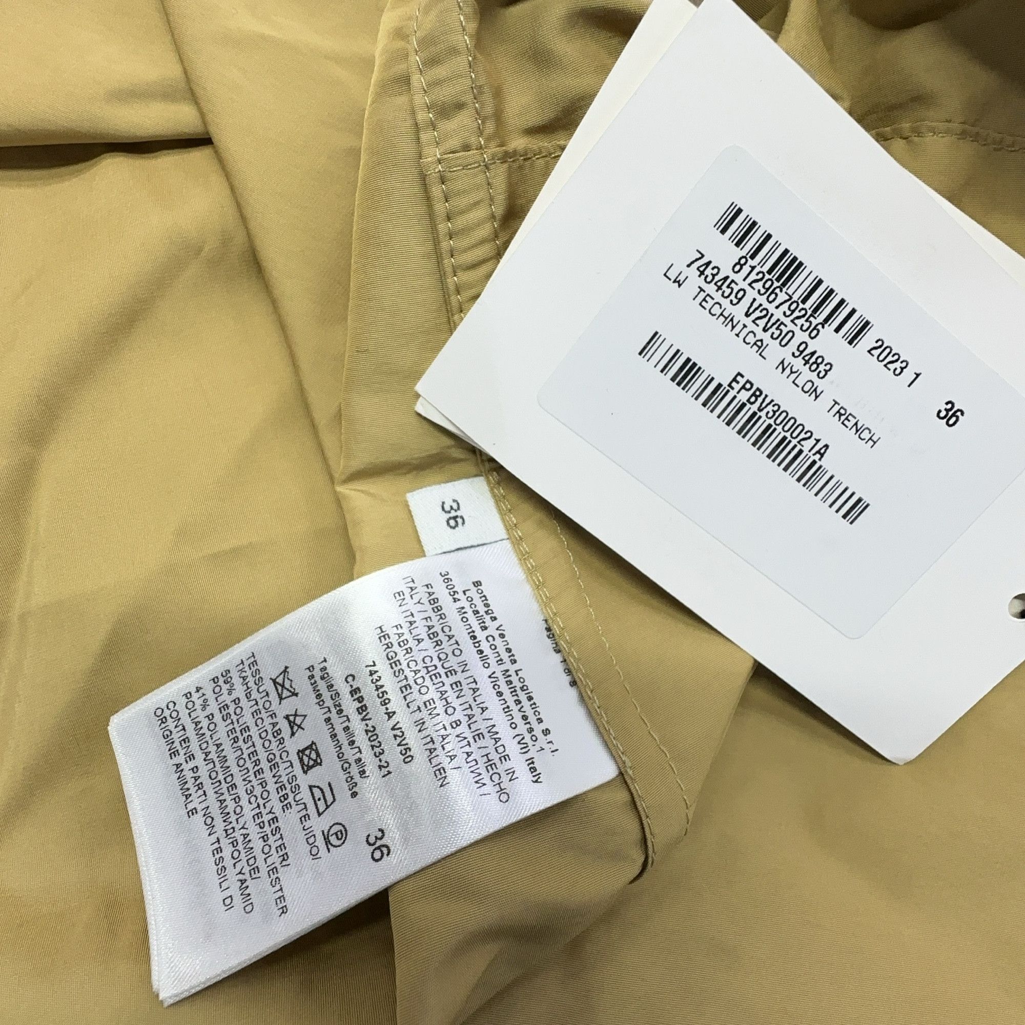 Bottega Veneta Bottega Veneta Technical Nylon Trench Coat Size 36 Size XS / US 0-2 / IT 36-38 - 4 Thumbnail