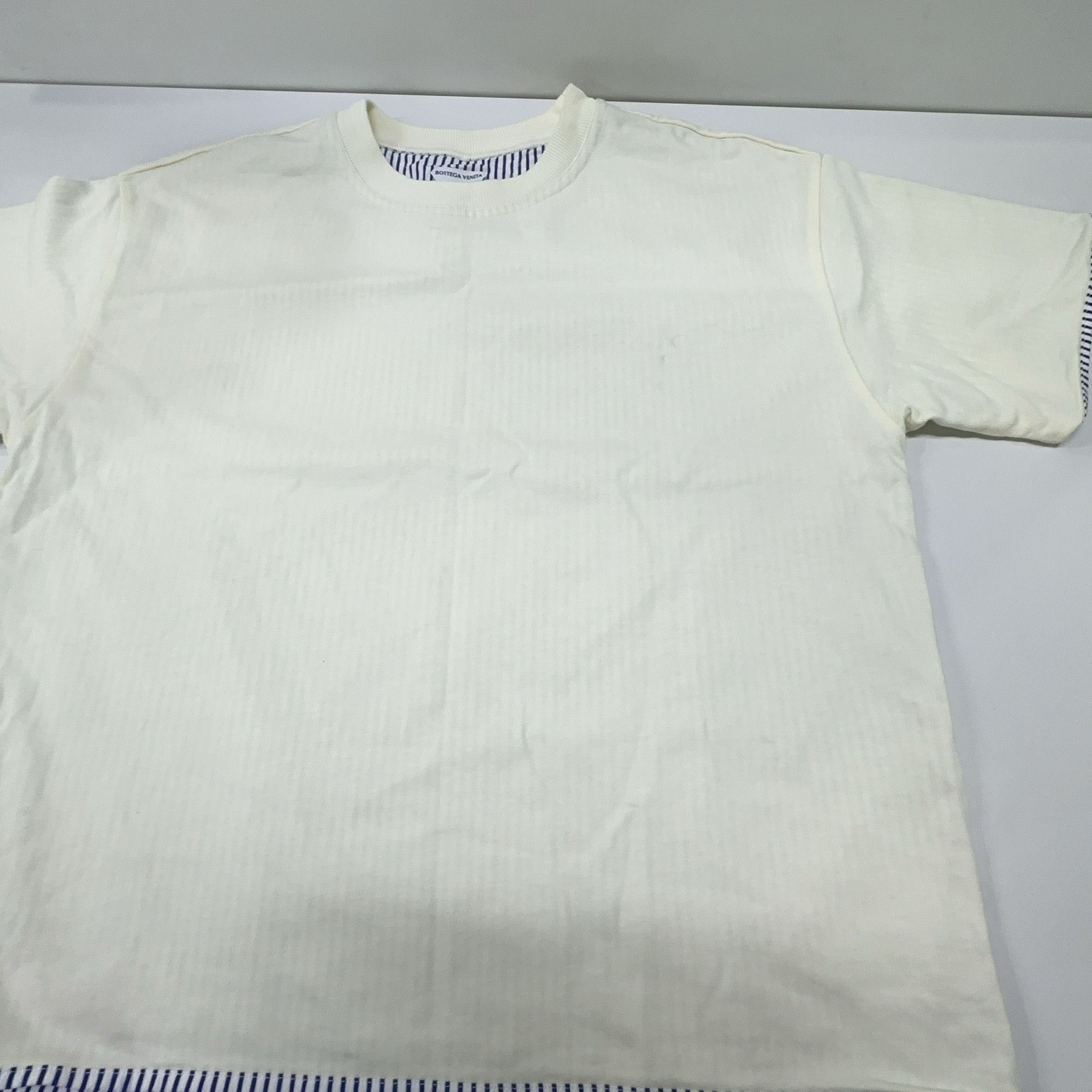 Bottega Veneta Bottega Veneta Striped Hem T-Shirt Size XS Size XS / US 0-2 / IT 36-38 - 7 Thumbnail
