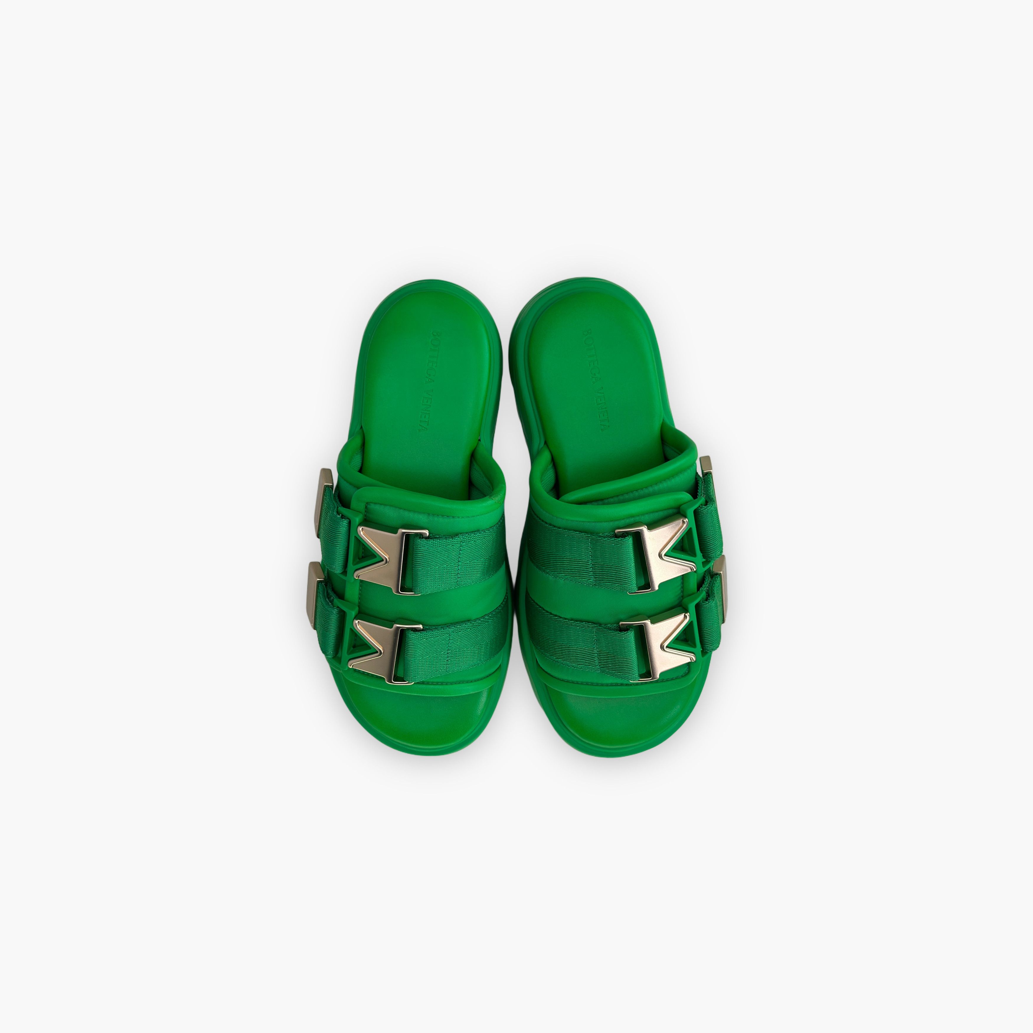 Bottega Veneta Bottega Veneta Green Flash Sandals Size 38 Size US 8 / IT 38 - 9 Thumbnail