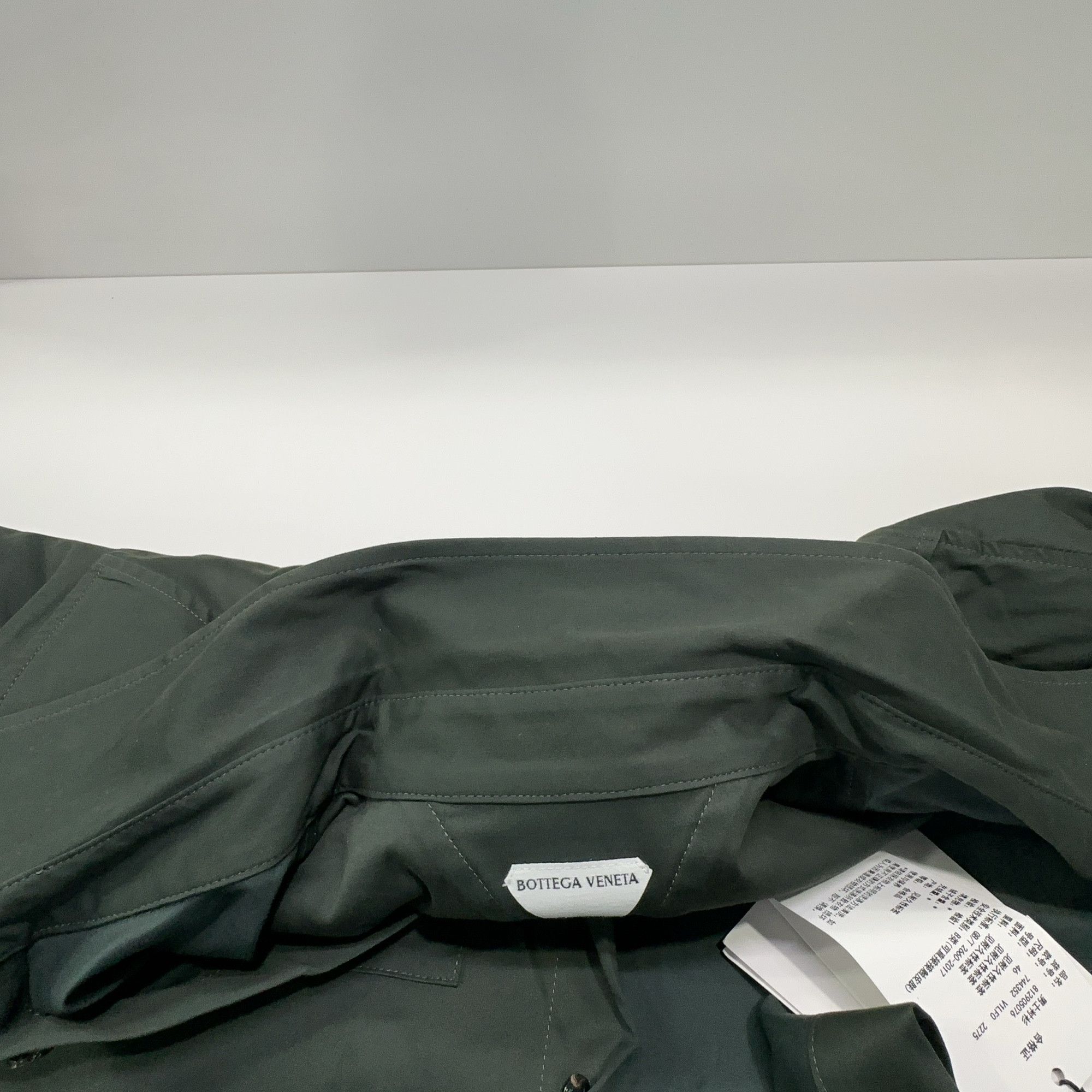 Bottega Veneta Bottega Veneta Dark Green Short Sleeve Shirt Size 46 Size US S / EU 44-46 / 1 - 8 Thumbnail