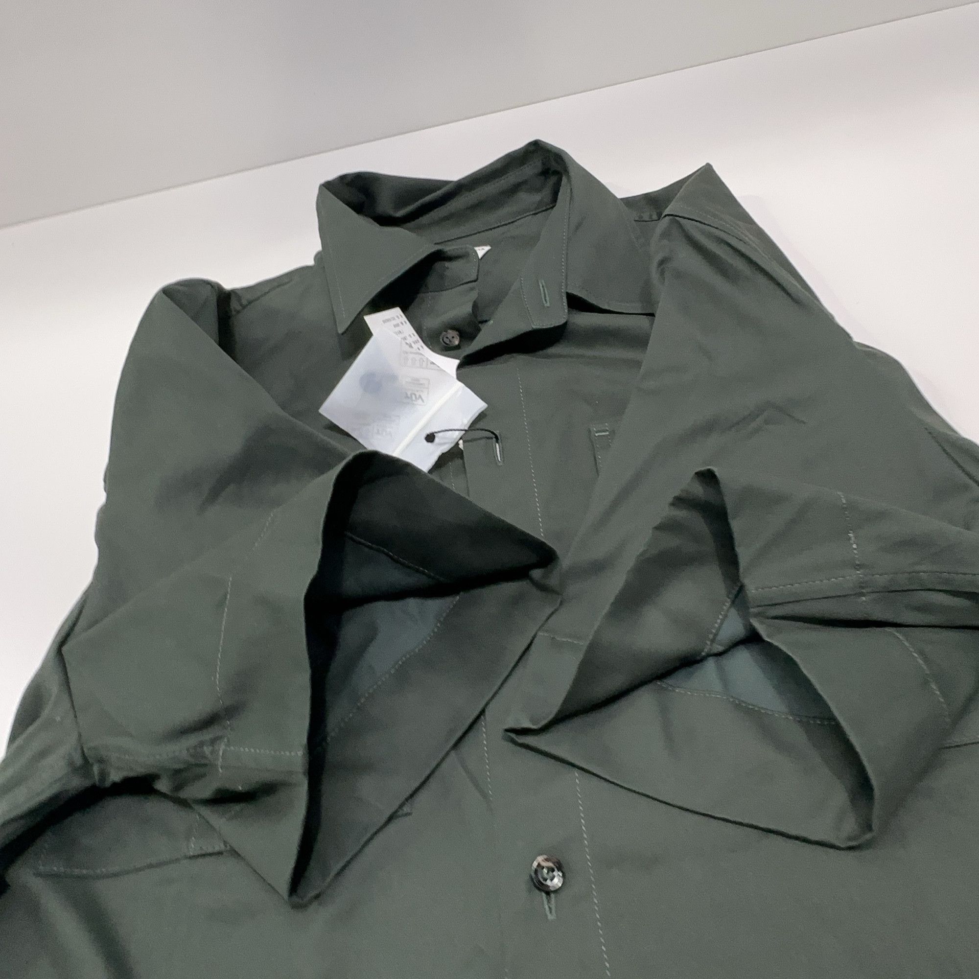 Bottega Veneta Bottega Veneta Dark Green Short Sleeve Shirt Size 46 Size US S / EU 44-46 / 1 - 11 Thumbnail