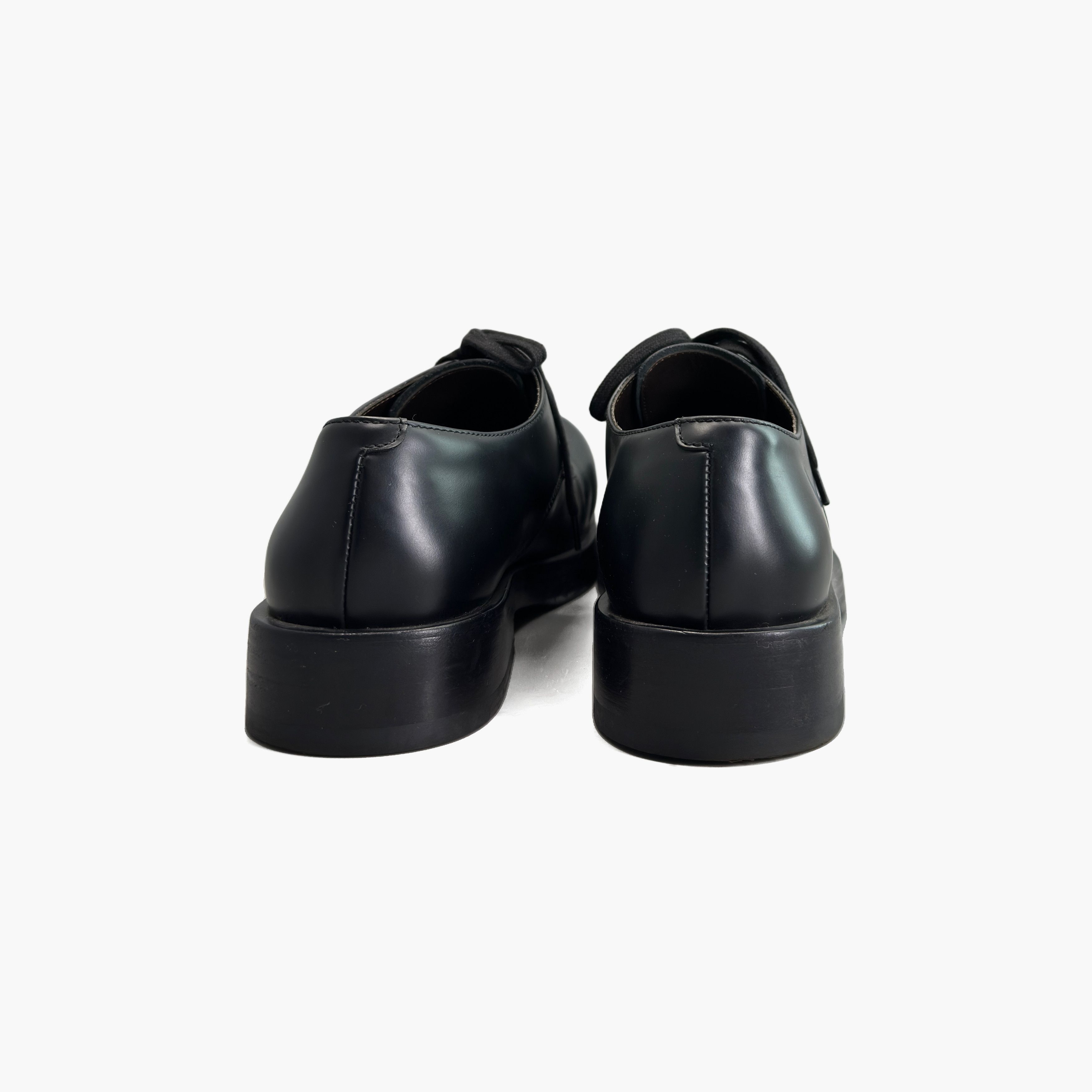 Bottega Veneta Bottega Veneta Black Leather Derby Shoes Size 9 Size US 9 / EU 42 - 6 Thumbnail
