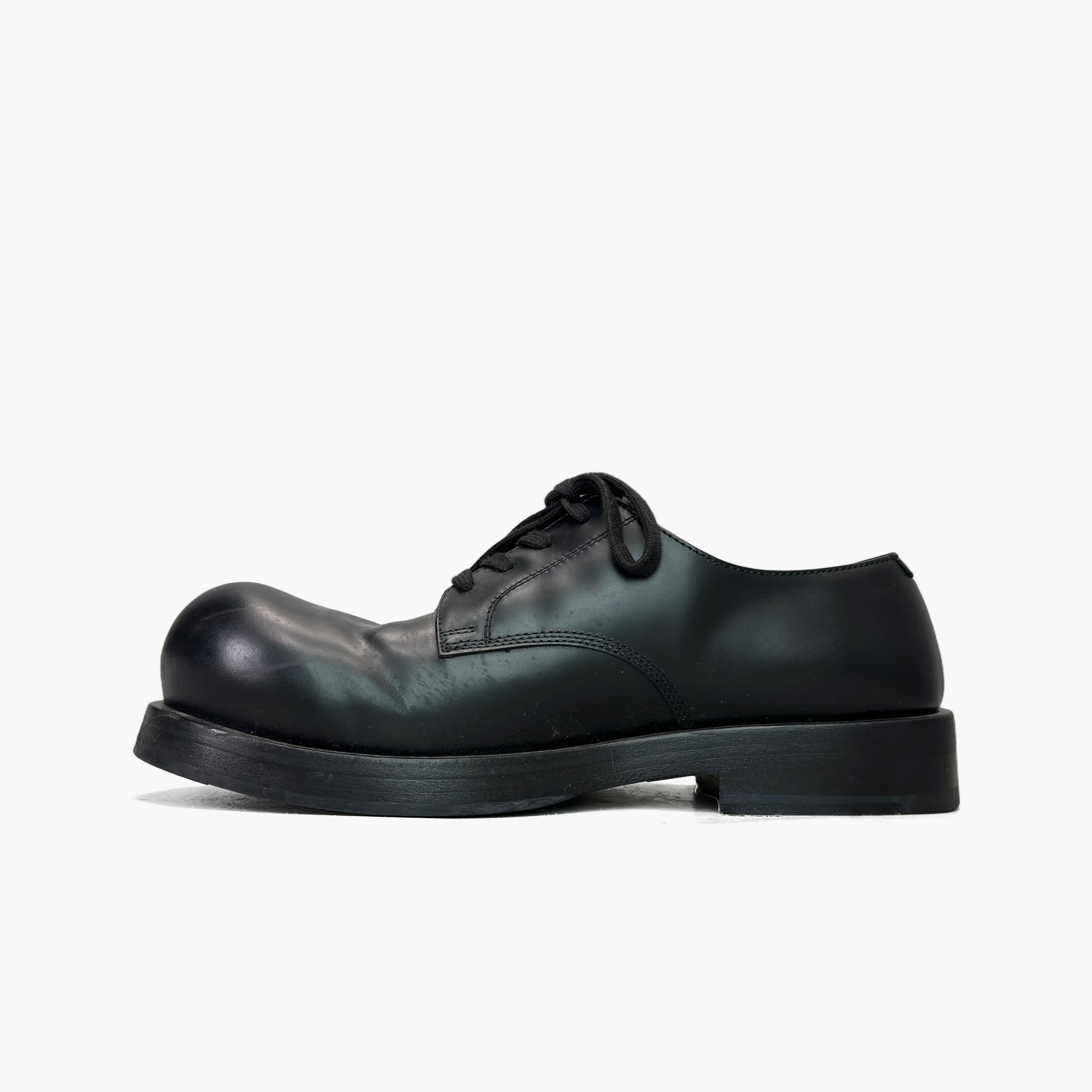 Bottega Veneta Bottega Veneta Black Leather Derby Shoes Size 9 Size US 9 / EU 42 - 3 Thumbnail