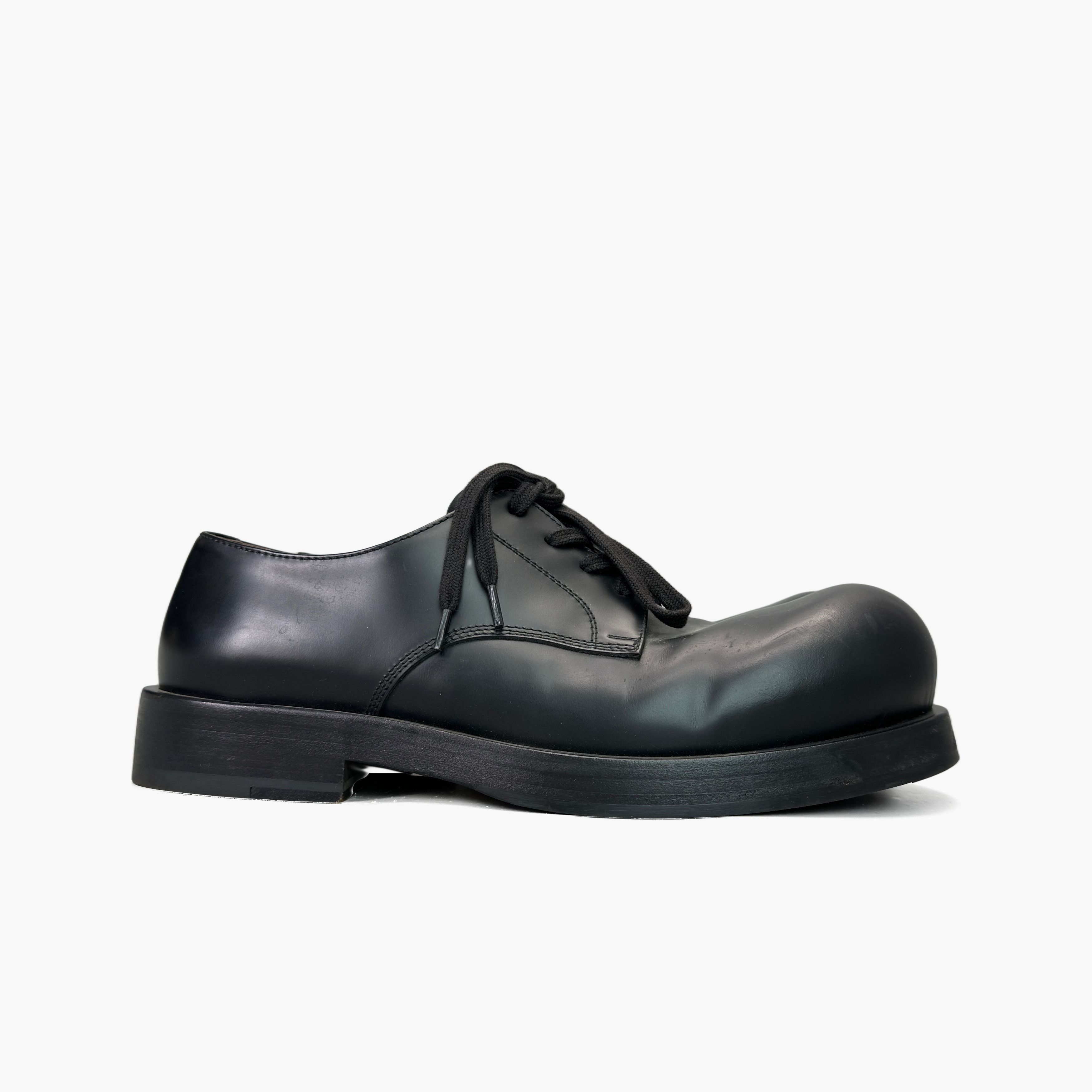 Bottega Veneta Bottega Veneta Black Leather Derby Shoes Size 9 Size US 9 / EU 42 - 4 Thumbnail