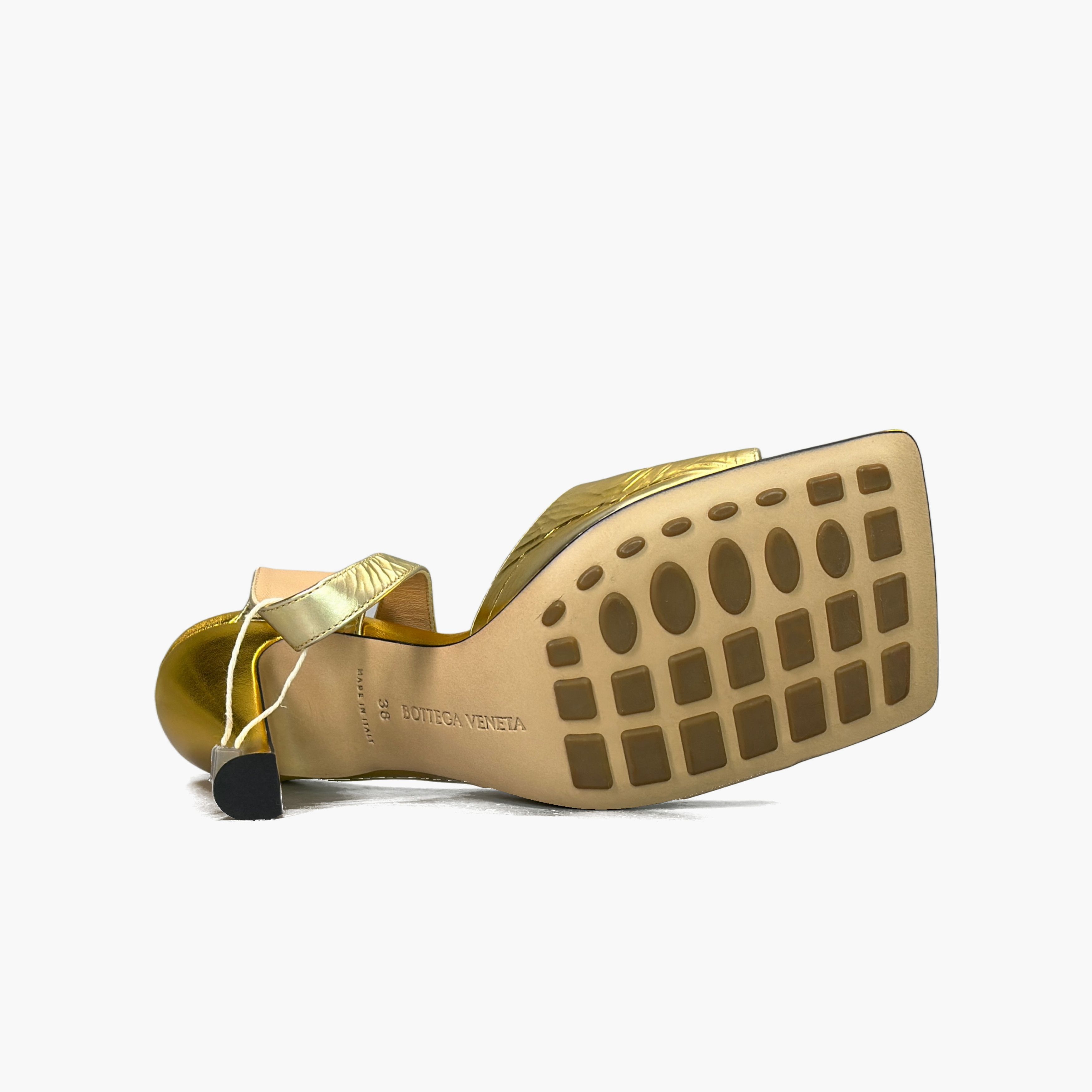 Bottega Veneta Bottega Veneta Gold Toe Loop Heels Size 38 Size US 8 / IT 38 - 7 Thumbnail