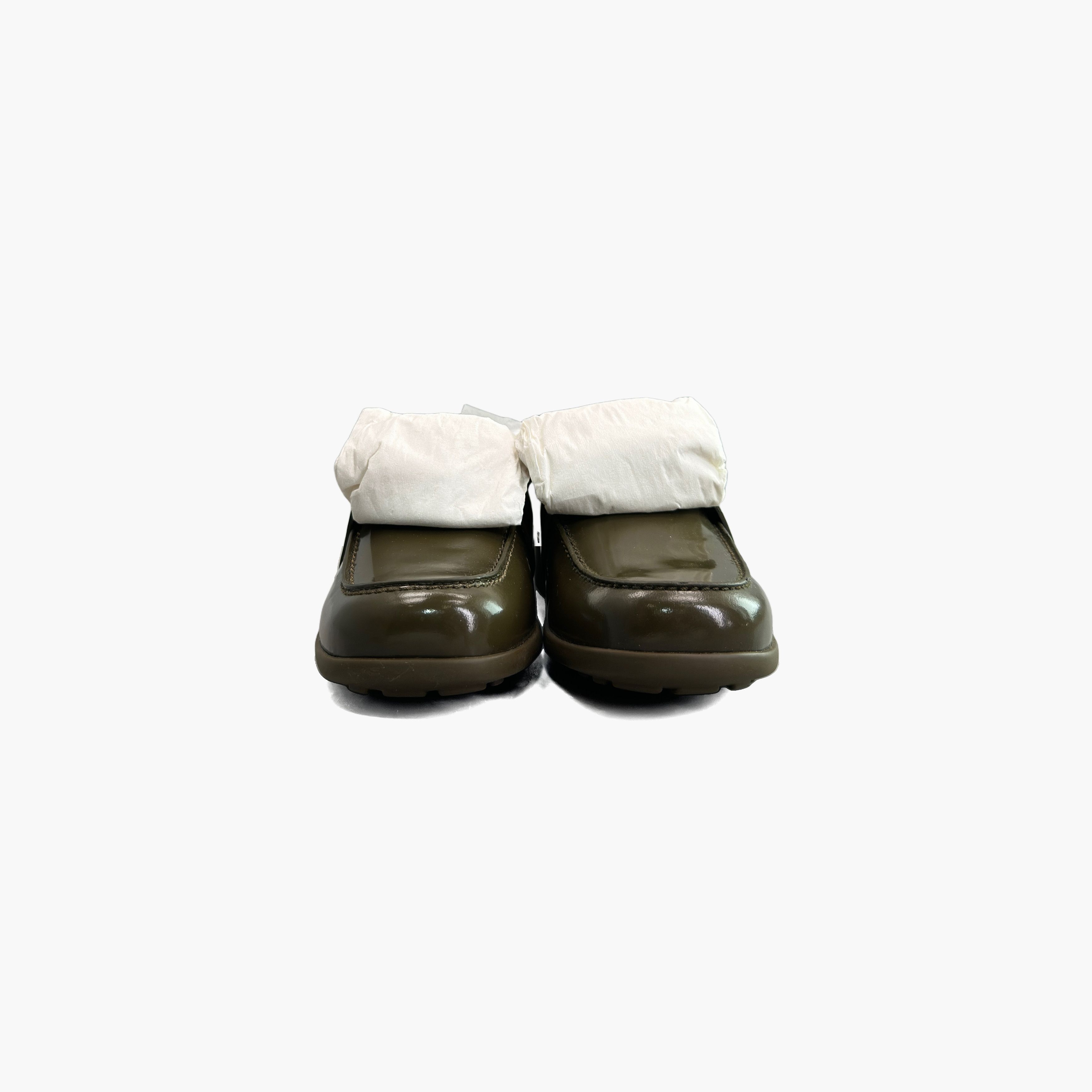 Bottega Veneta Bottega Veneta Green Leather Monsieur Loafers Size 35 Size US 5 / IT 35 - 5 Thumbnail