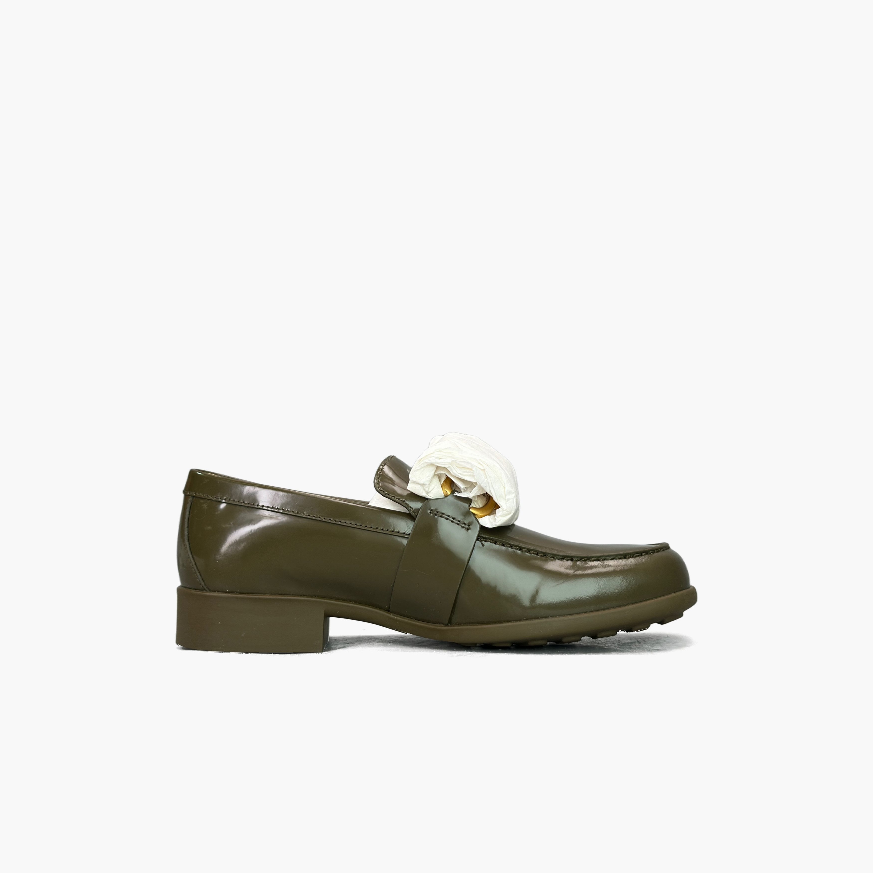 Bottega Veneta Bottega Veneta Green Leather Monsieur Loafers Size 35 Size US 5 / IT 35 - 2 Thumbnail