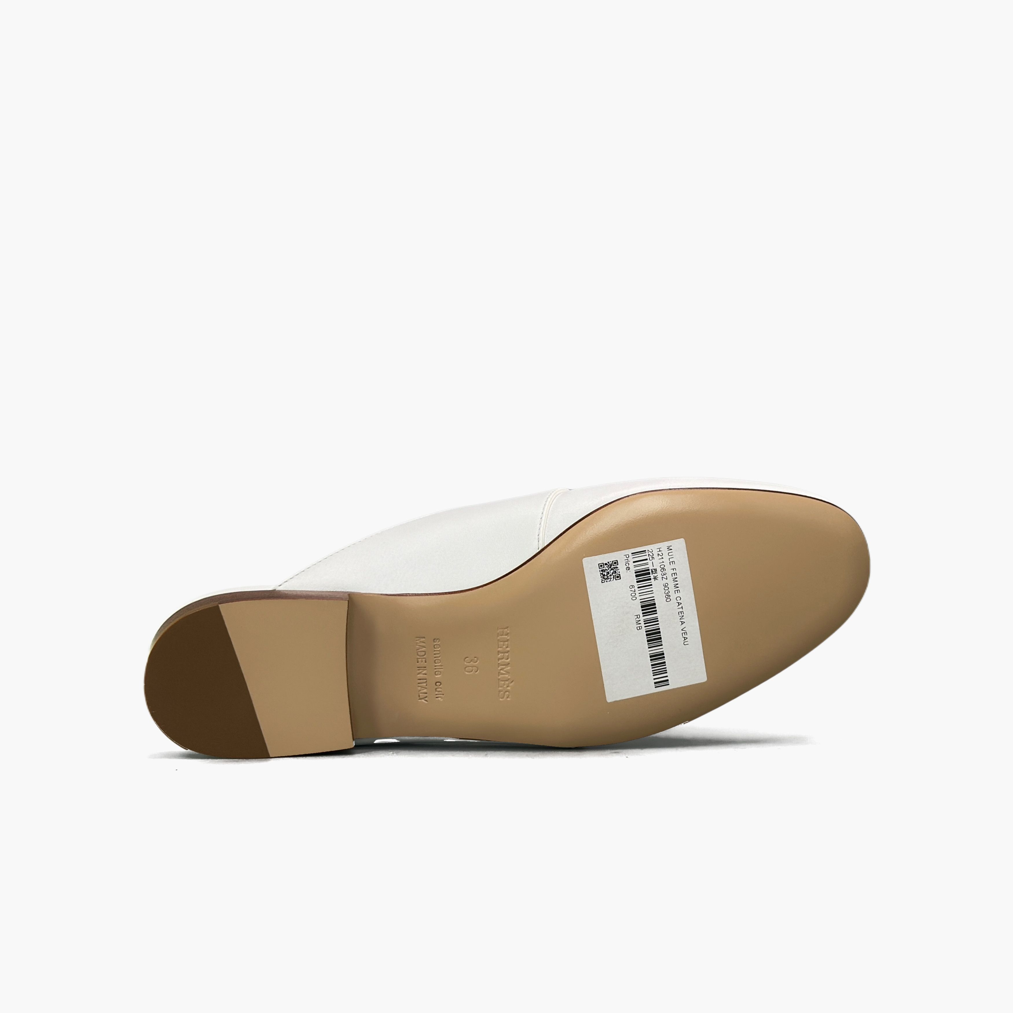 Hermes Hermes Catena Leather Slip Ons Size 36 Size US 6 / IT 36 - 7 Thumbnail
